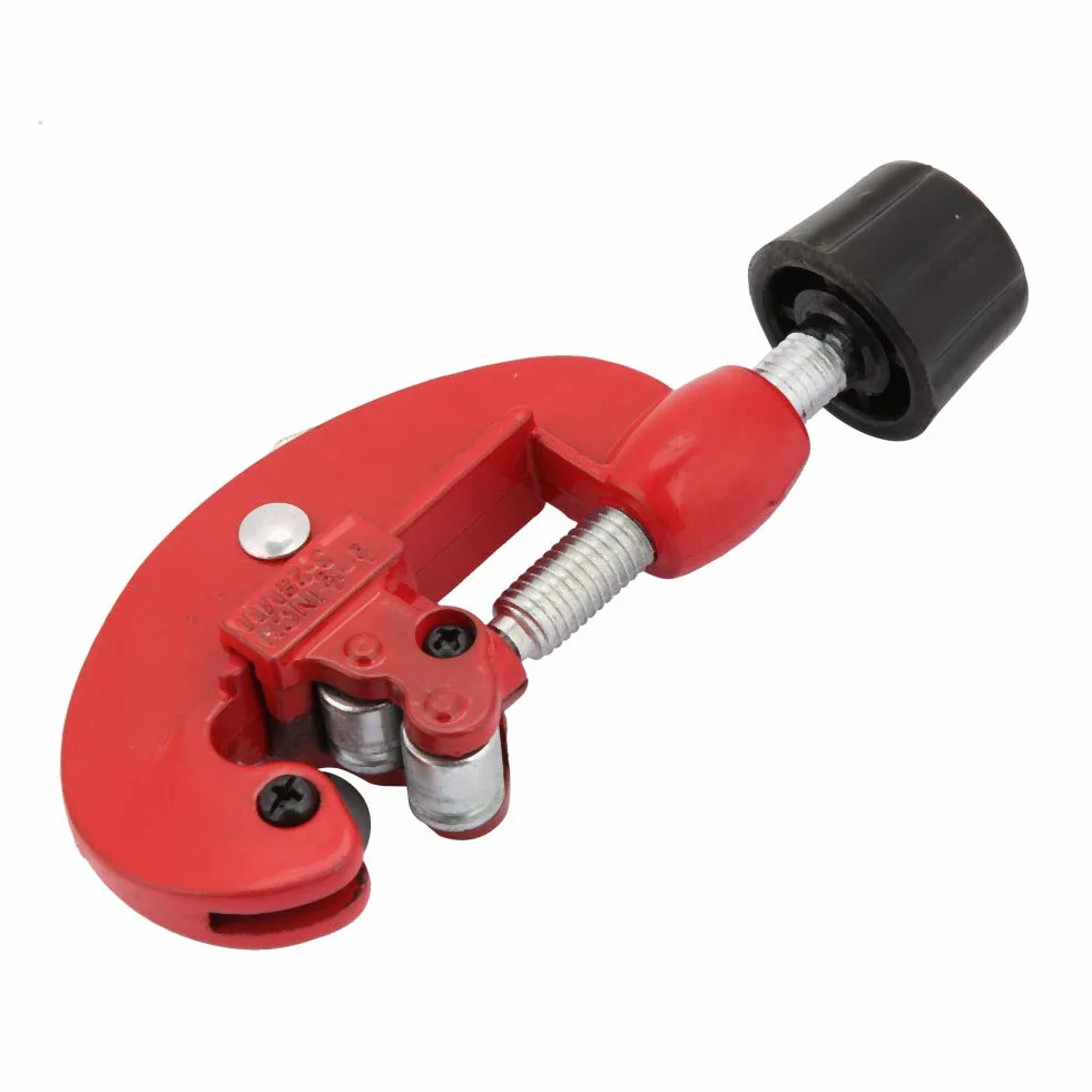 Kupferrohrschneider Tragbares Rohrschneidewerkzeug aus Manganstahl für PPR-Rohre aus Aluminiumrohr-Wellrohr(Red)