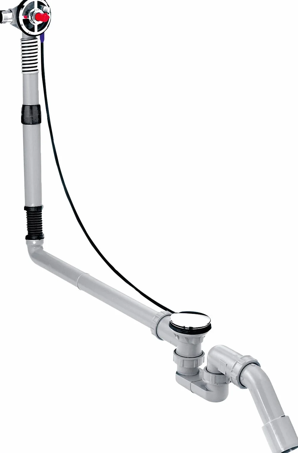 Hansgrohe 58116180 Zestaw Odpływowy, Szary, ‎10,2 x 67,3 x 57 cm; 1,1 kg