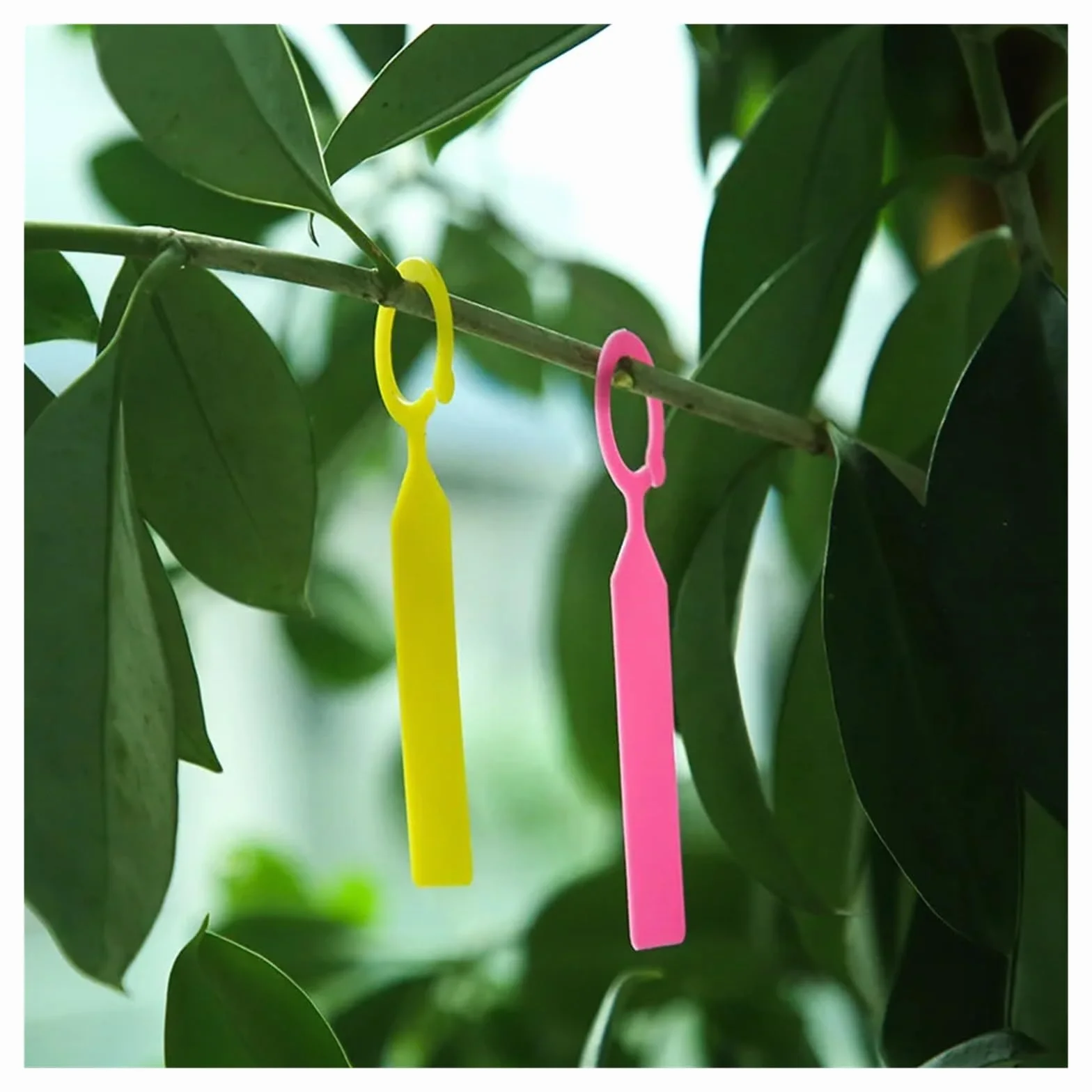 Plastikowe etykiety do roślin ogrodowych wielokolorowe 500 szt