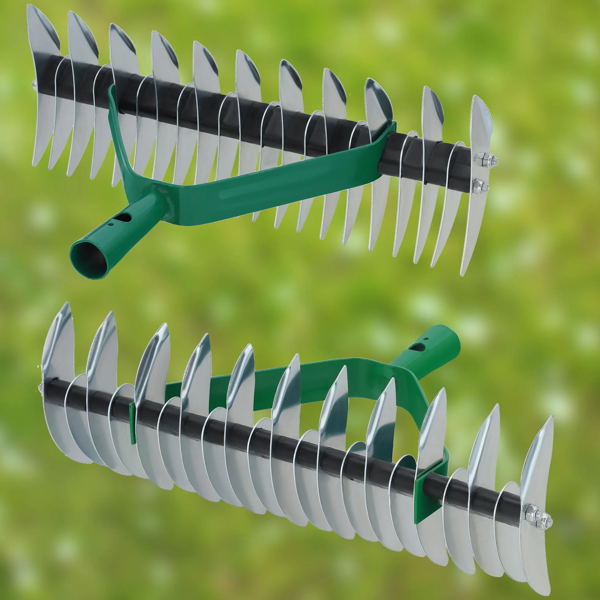 KOTARBAU® Ręczny napowietrzacz trawnika, 320 x 130 mm, wertykulator do trawnika, wertykulator ręczny