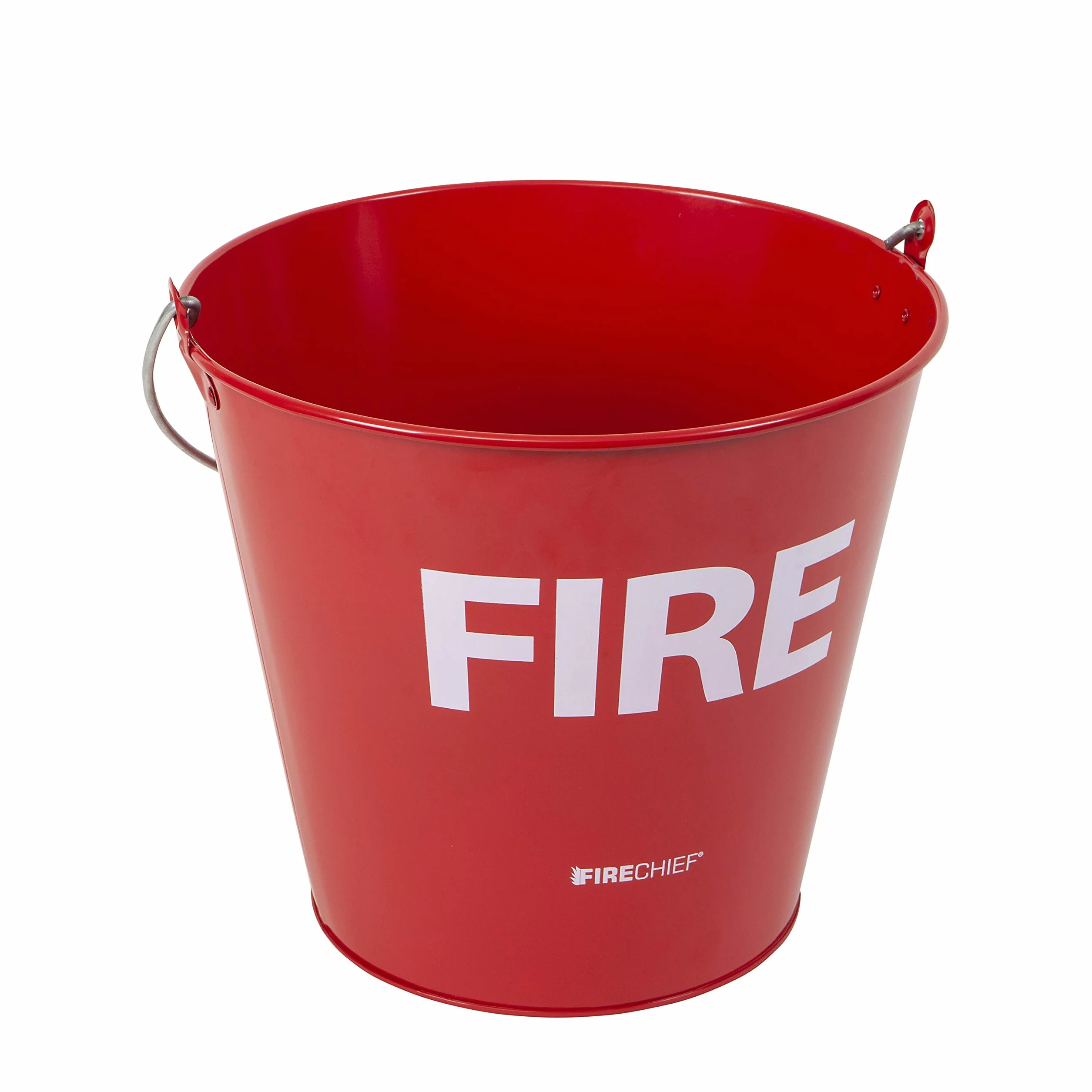 Firechief MFB1 metalowe wiadro ogniowe, czerwone
