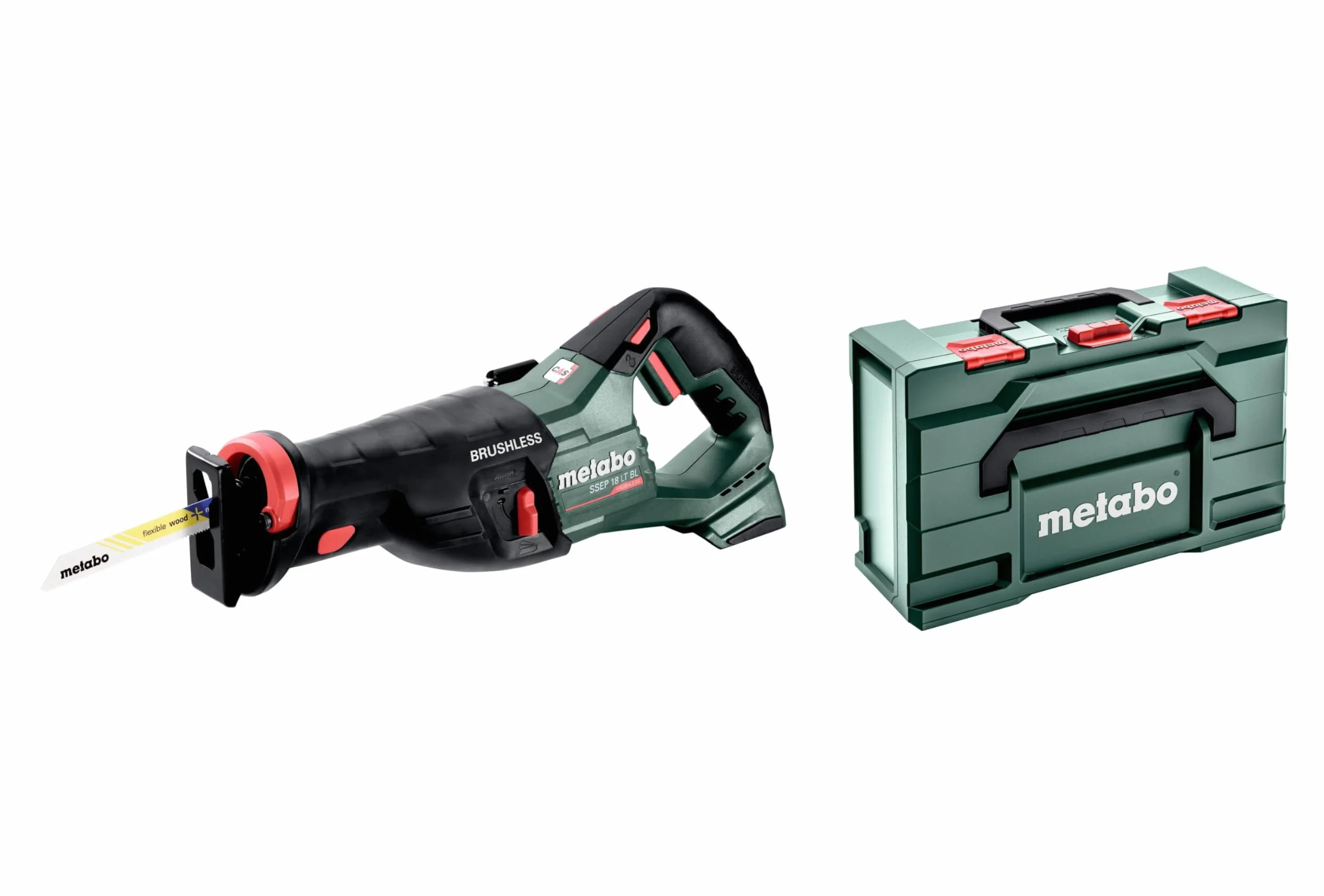 Metabo Bezprzewodowa piła szablasta SSEP 18 LT BL 601617840 bez baterii, bez ładowarki, walizka 18 V