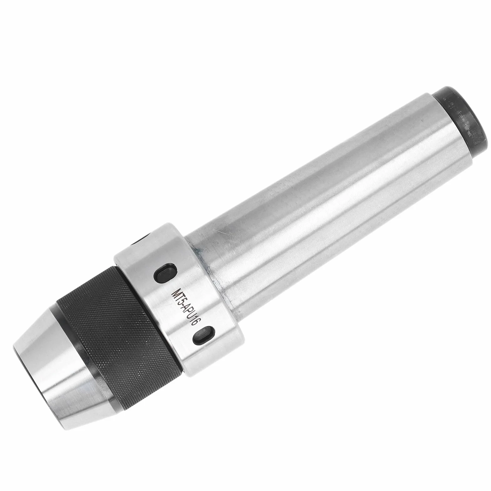 Cocoarm Samozaciskowy Uchwyt Wiertarski Bezkluczowy Uchwyt Wiertarski ze Stali Stopowej 40Cr 3 do 16 Mm Stożek Morse'a MT5 3 Szczęki Dokładność od 0,003 do 0,005 Cala Frezarek CNC i Wiertarek