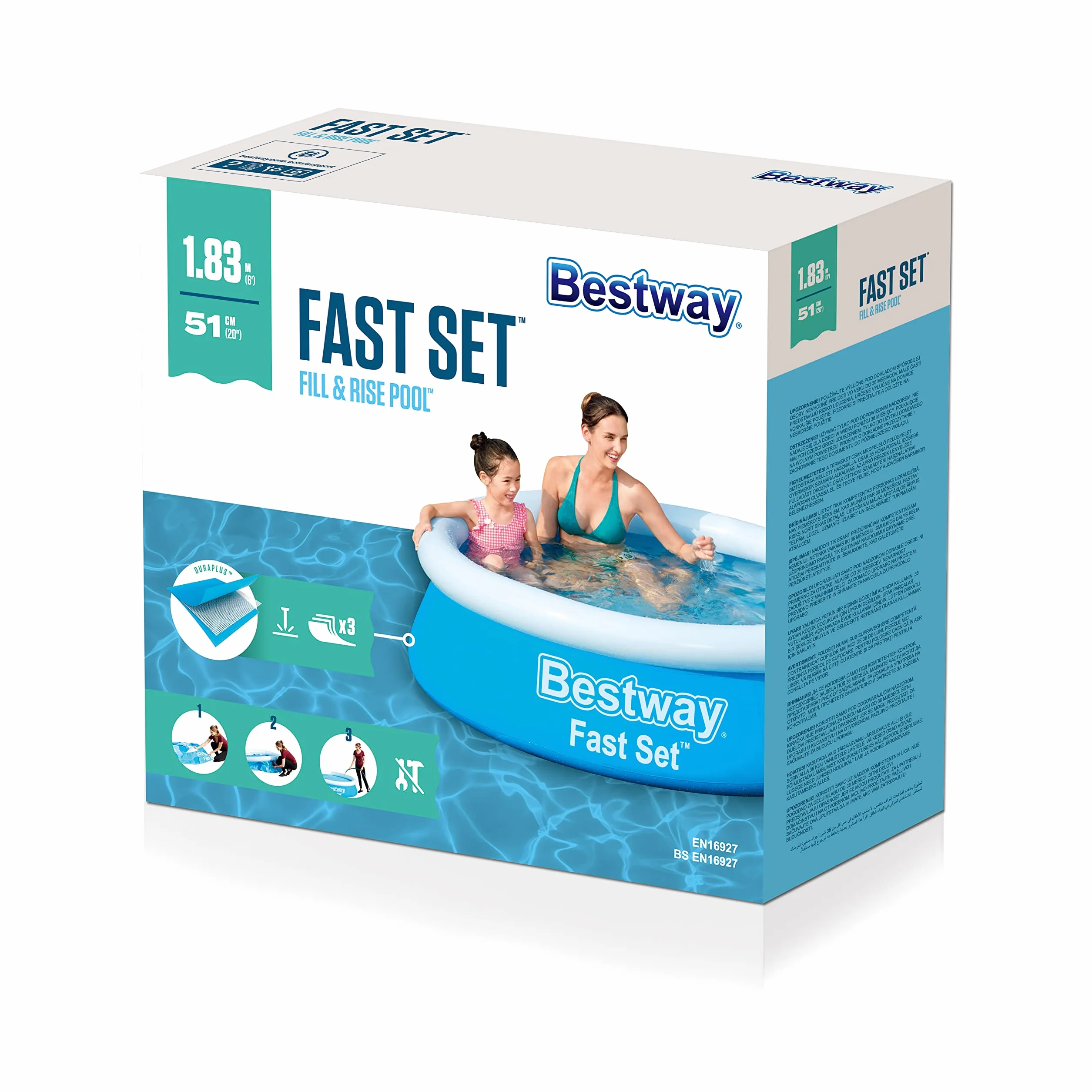 Bestway Fast Set™ Pool 1.83m x 51cm 6'x20"