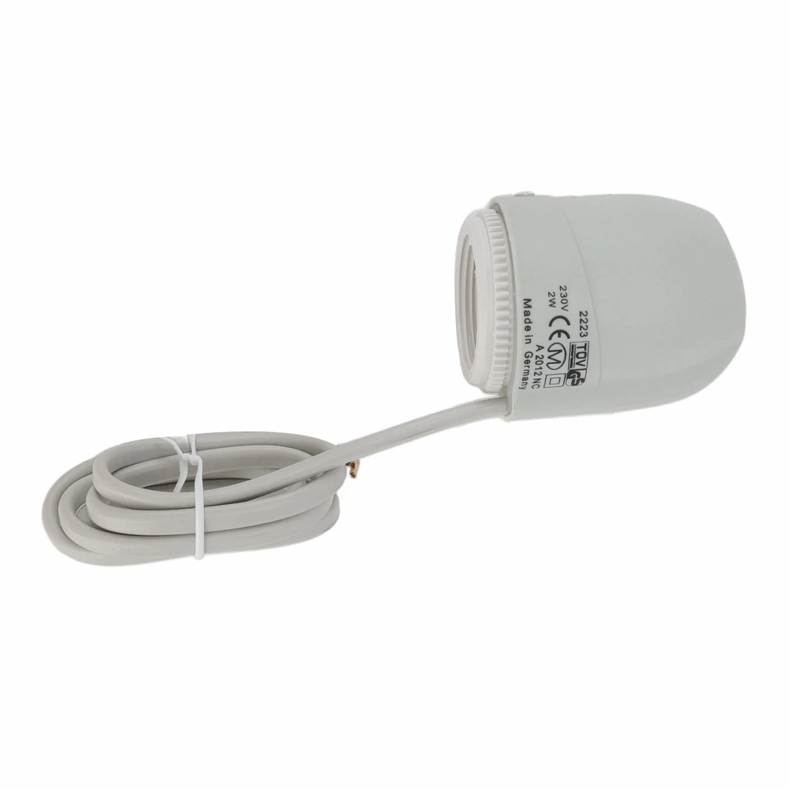 Elektryczny Siłownik Termiczny 2 W, Siłownik do Ogrzewania Podłogowego 230 V Rozdzielacz Zamknięty IP54 Wodoodporny Zawór Termostatyczny do Ogrzewania Podłogowego do Systemu