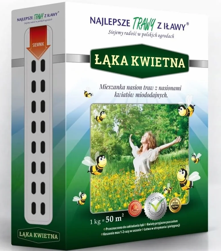 Mieszanka traw Łąka Kwietna NTZ 1kg karton
