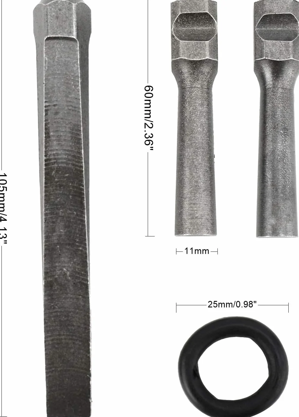 Kliny do dzielenia kamienia 16 mm 10 sztuk metalowe