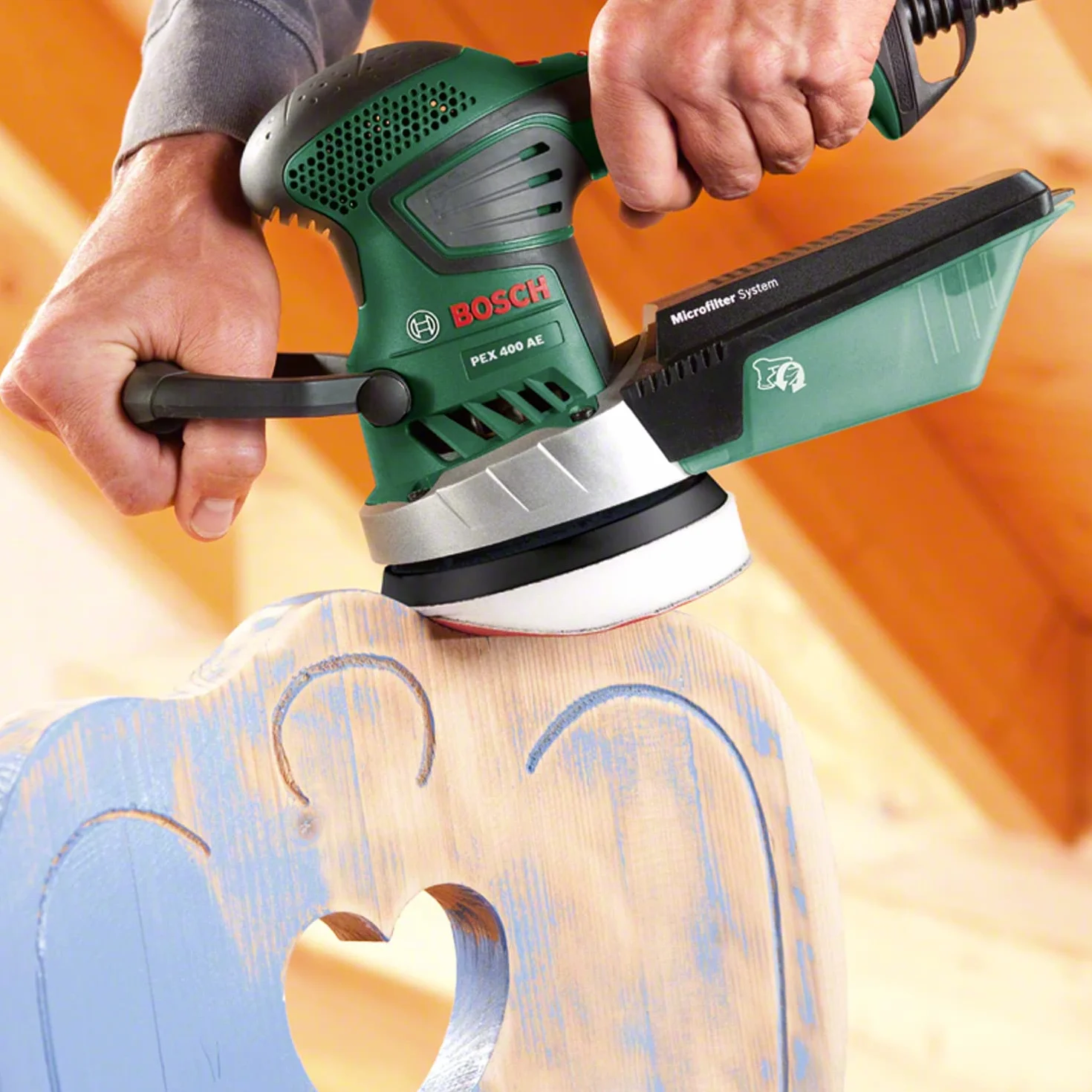 Bosch Szlifierka mimośrodowa PEX 400 AE (370 W, w trawie)