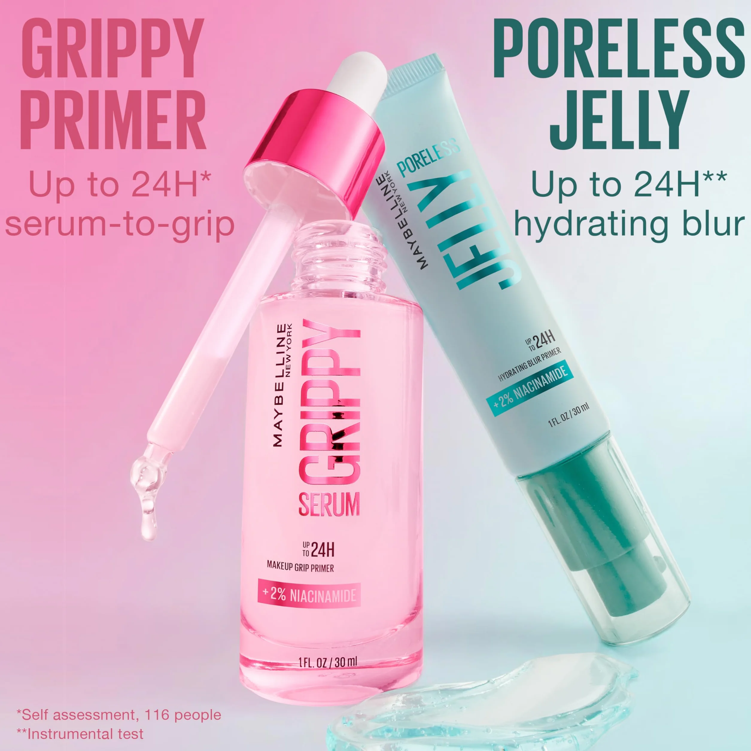 Maybelline New York Poreless Jelly Primer, baza pod makijaż, 30 ml