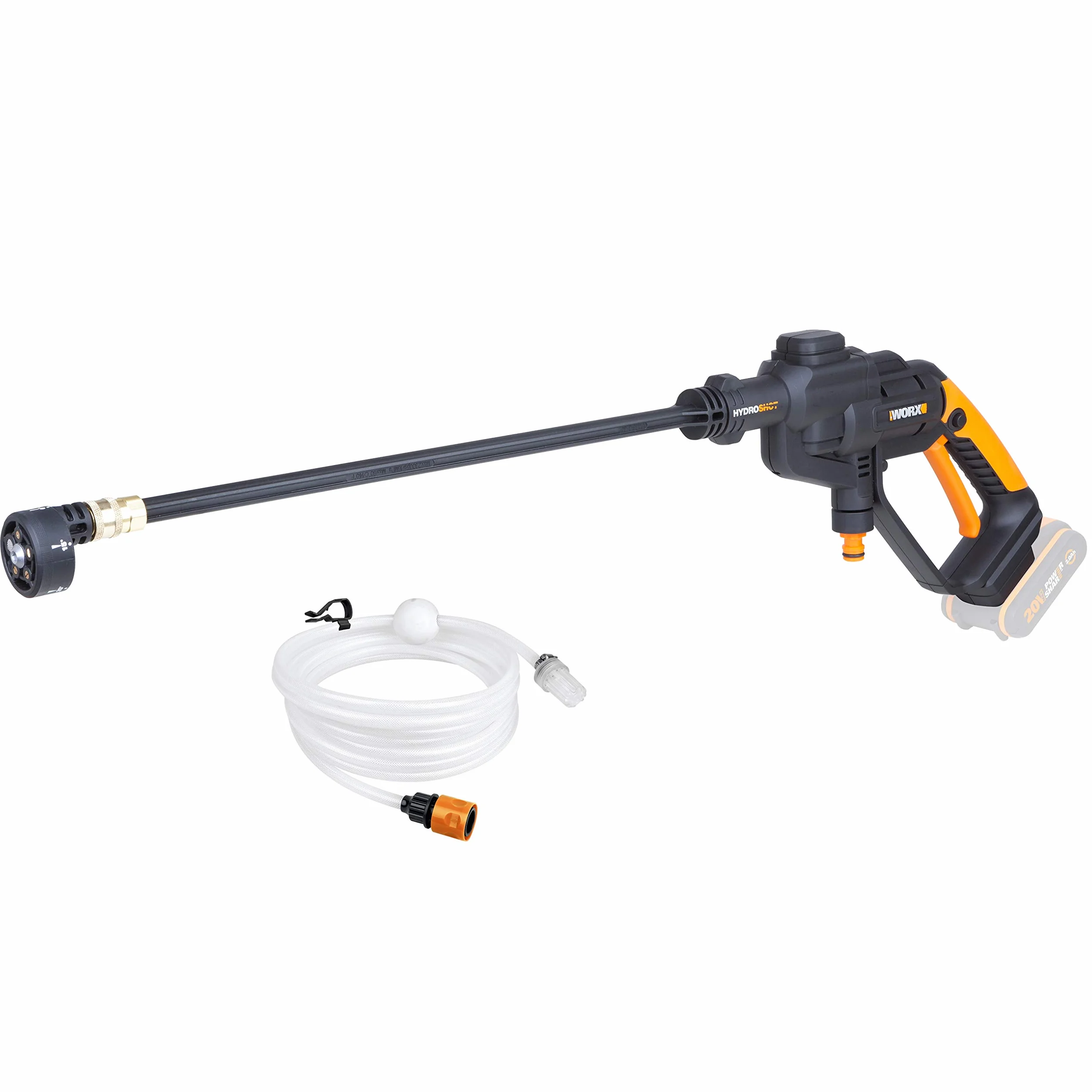 WORX WG620E.9 Hydroshot Akumulatorowa Myjka Wysokociśnieniowa 20 V, Bez Akumulatora i Ładowarki