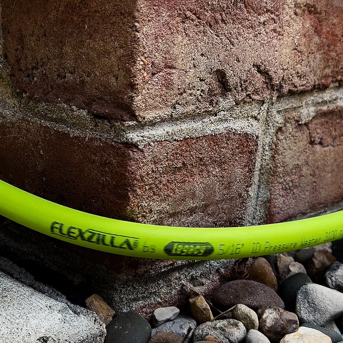 Flexzilla HFZPW3525M-E wąż do myjki wysokociśnieniowej 5/16 cala x 25, ZillaGreen, 1,5 cm x 7,6 m