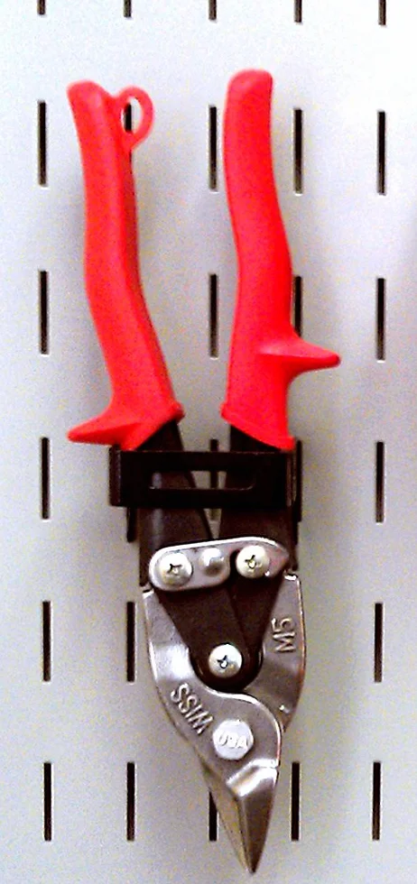 Wall Control KT-400-WRK B deska narzędziowa szczelinowa stacja robocza zestaw akcesoriów tylko tablica pegboard, czarny