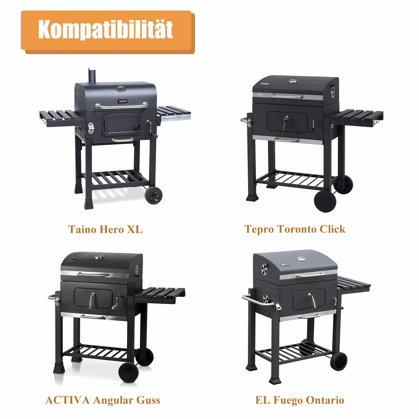 Denmay 41,9 x 54,6 cm, żeliwny ruszt do grillowania, części zamienne do Tepro Toronto Click, Taino Hero XL, grill na węgiel drzewny, żeliwny grill węglowy Activa, żeliwny odlew, EL Fuego Montreal,