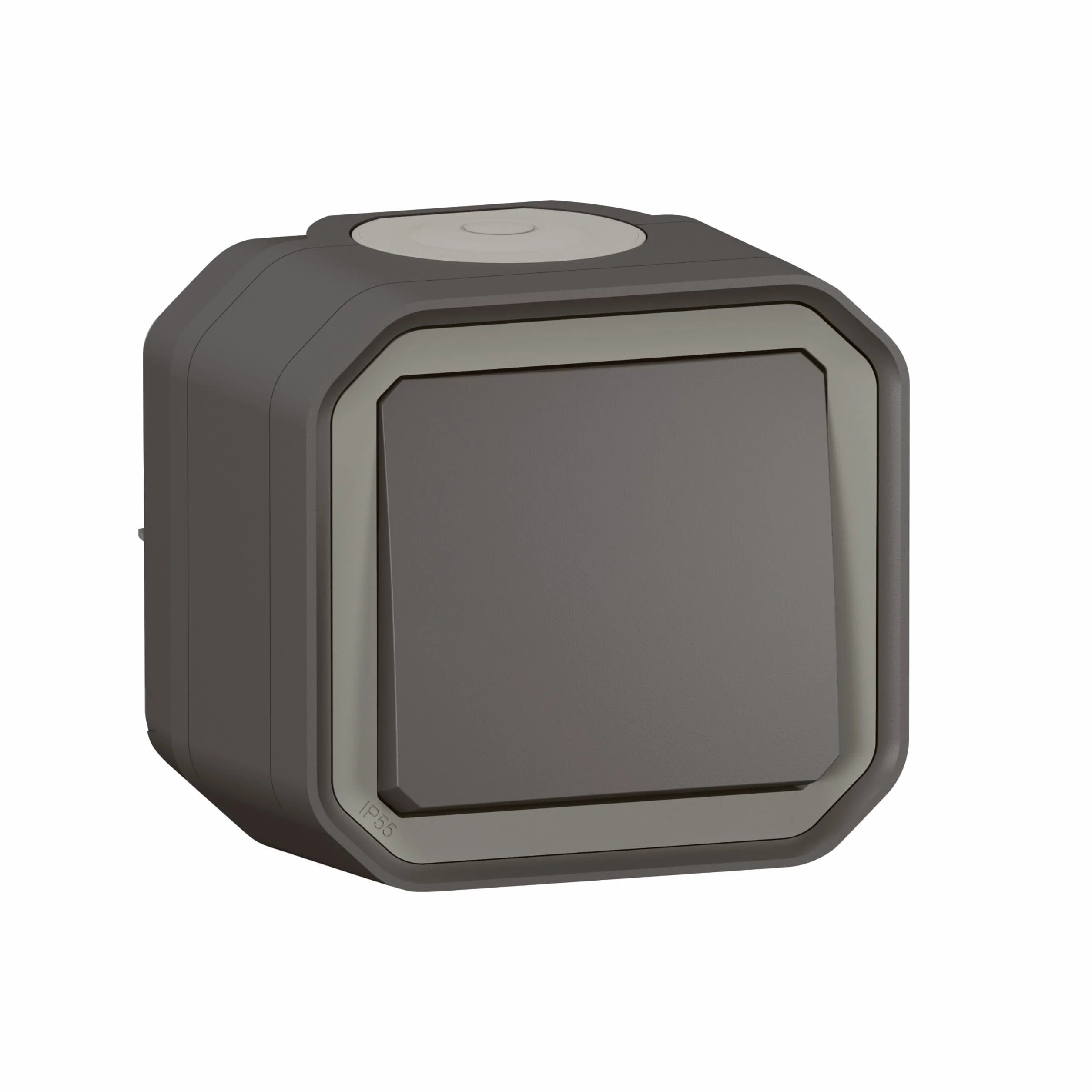 LEGRAND przełącznik wodoodporny Plexo 10AX 250V~ IP55 IK08 - antracytowy