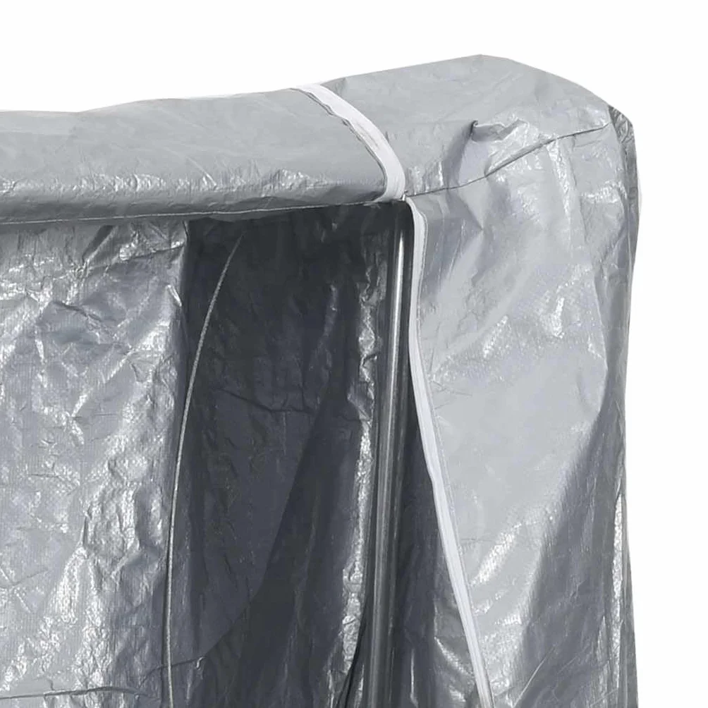 Stojak na drewno opałowe z drutem stalowym 250x25x150 cm stal