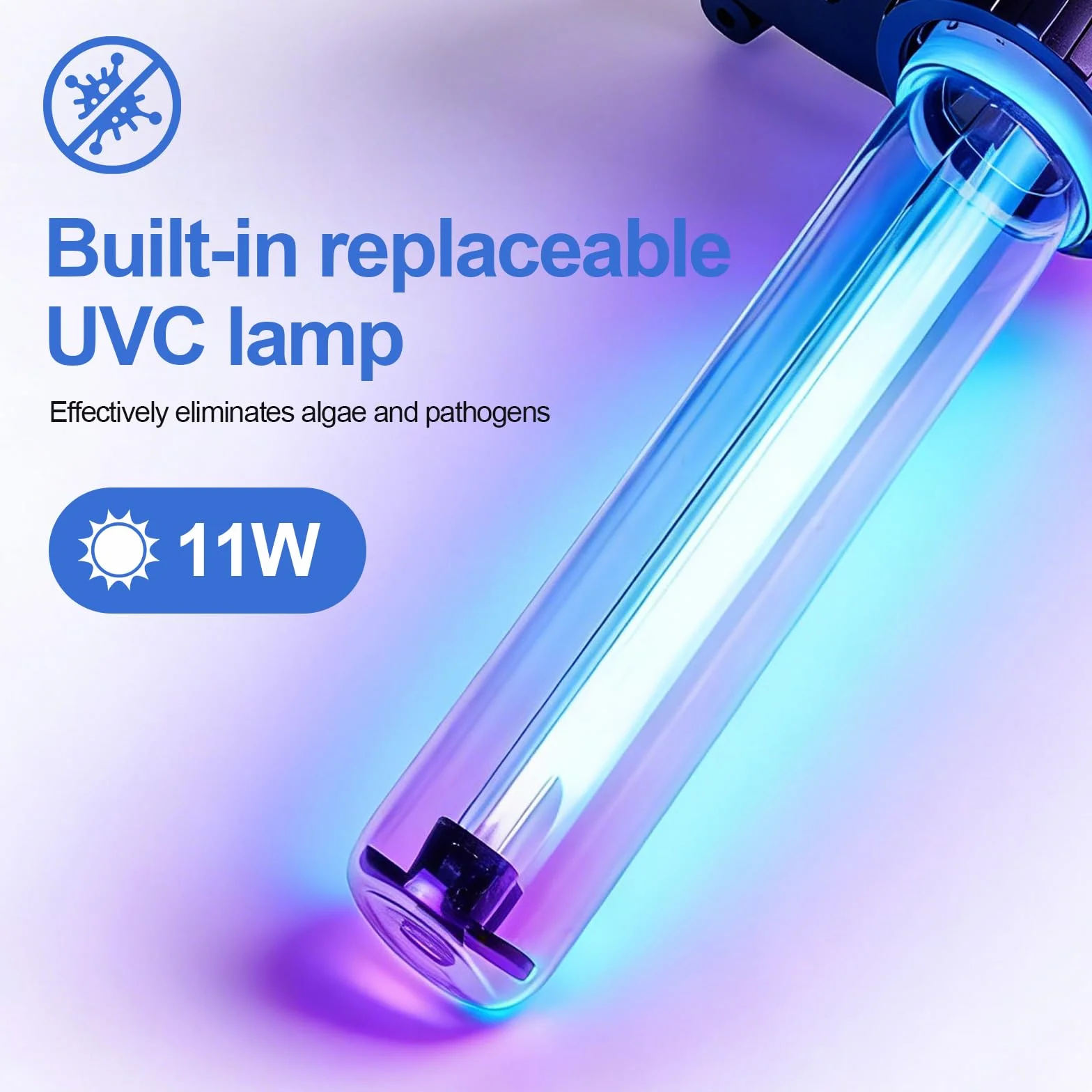 CPROSP Filtr ciśnieniowy do oczka wodnego 6000 l/h z lampą UV 11 W
