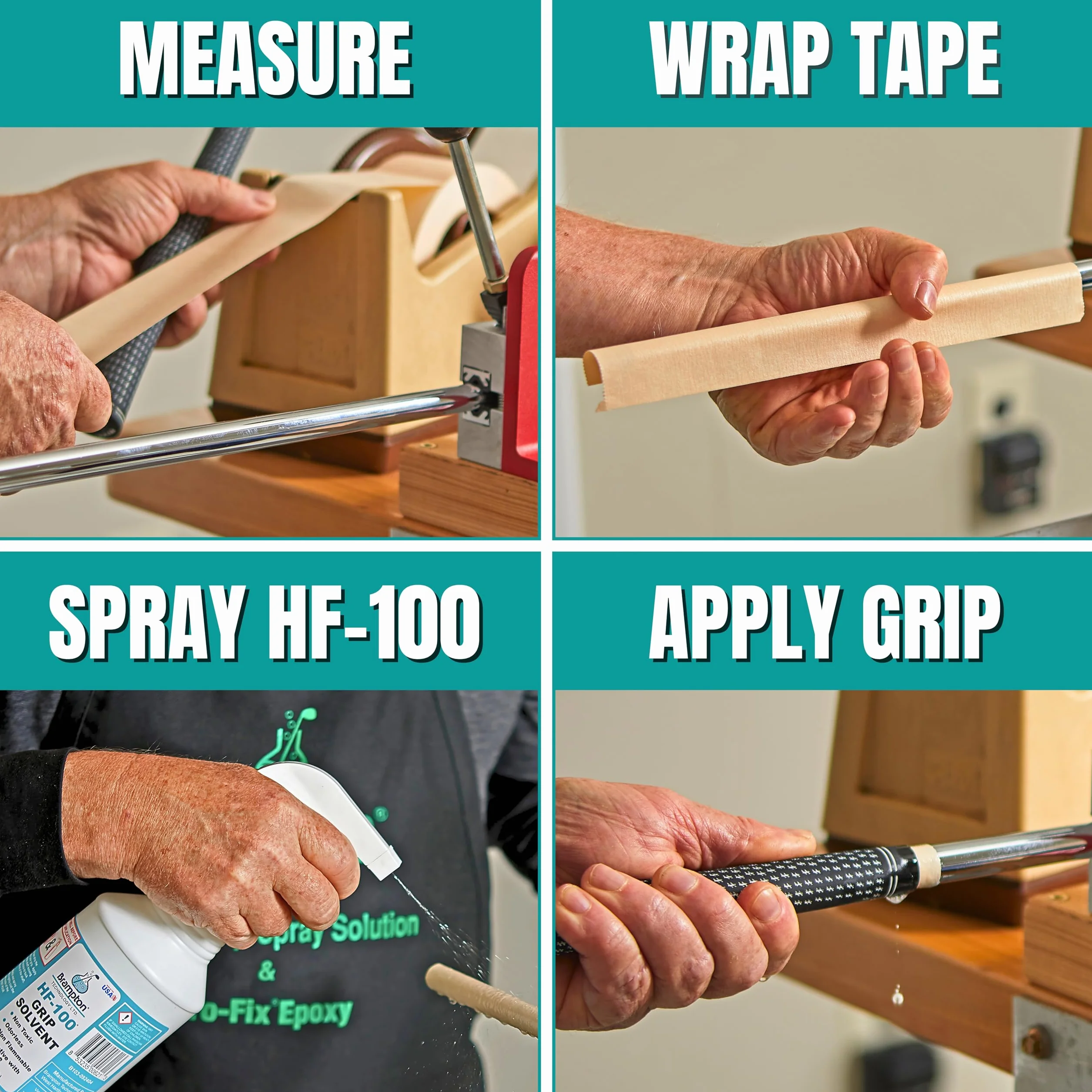 HF-100 Grip Solution z rozpylaczem, 907.2 g