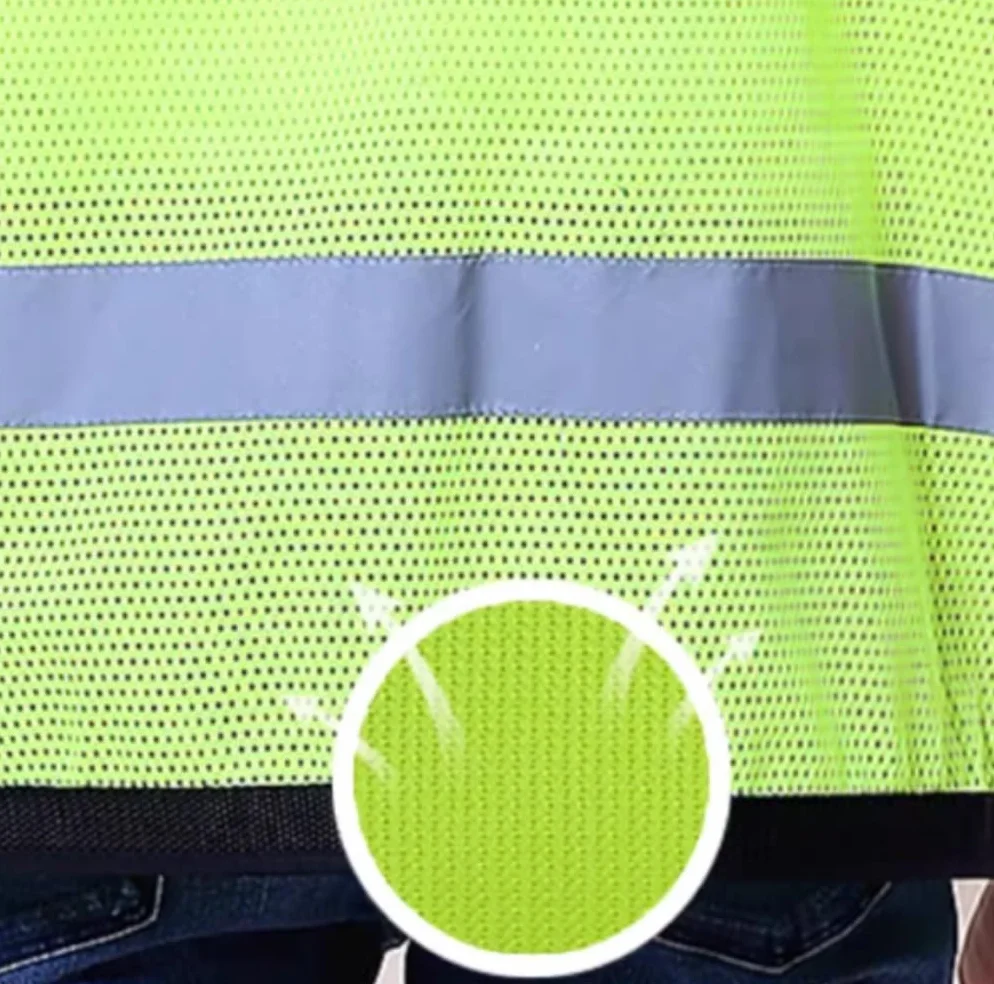 Odblaskowa Kamizelki Odblaskowe, Odzież Odblaskowa Dla Ruchu Drogowego I Sanitarnego Kamizelka(Yellow,M)
