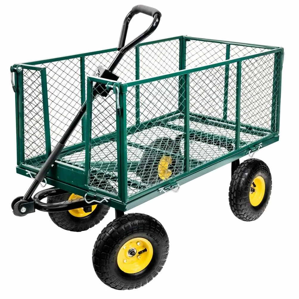 Mega-M Wózek ogrodowy transportowy składany 3W1 96x51x72 cm 500 kg