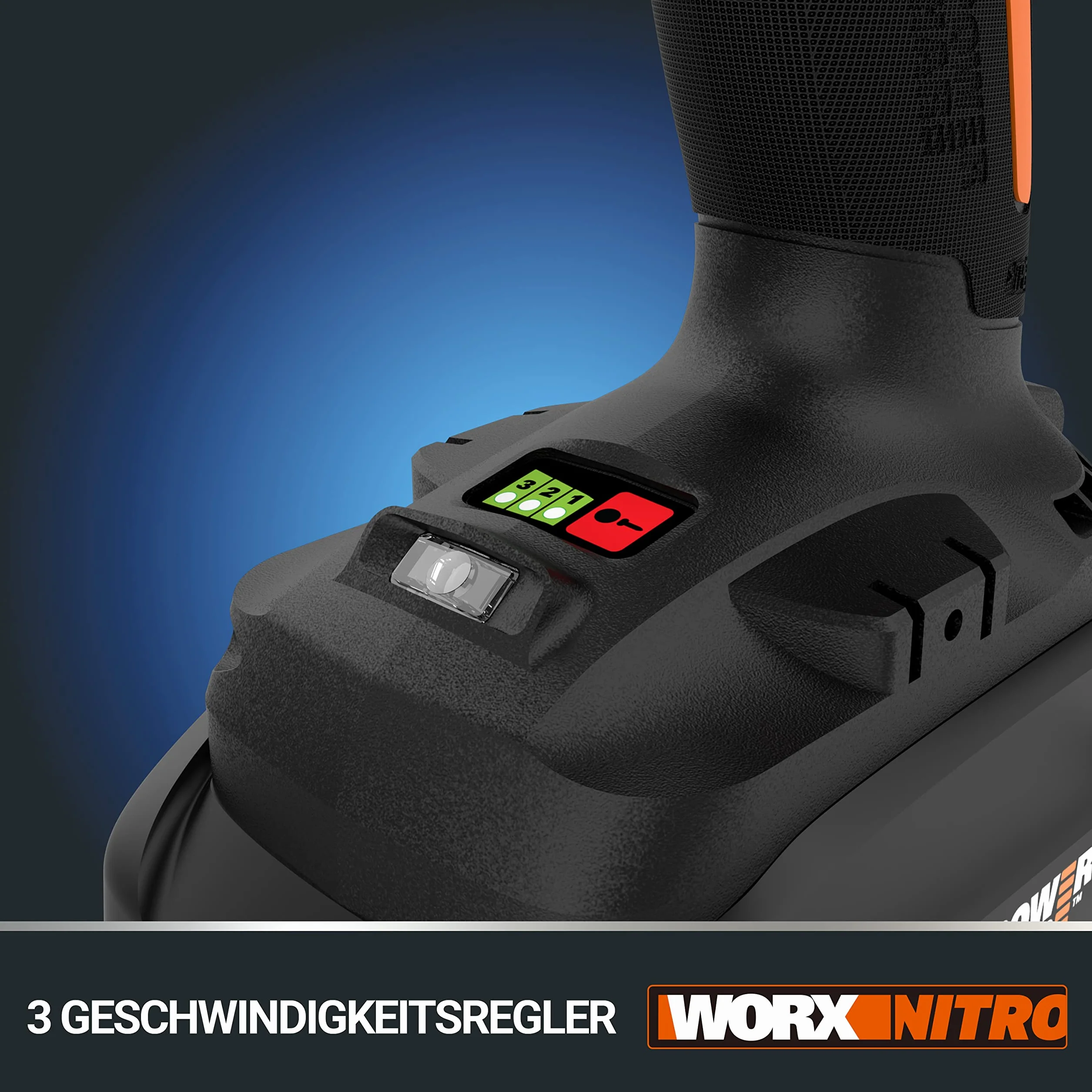WORX WX261.9 Akumulatorowa Wkrętarka Udarowa 20 V, Wydajna, Bezszczotkowa Wkrętarka Akumulatorowa do Wkręcania, bez Akumulatora i Ładowarki