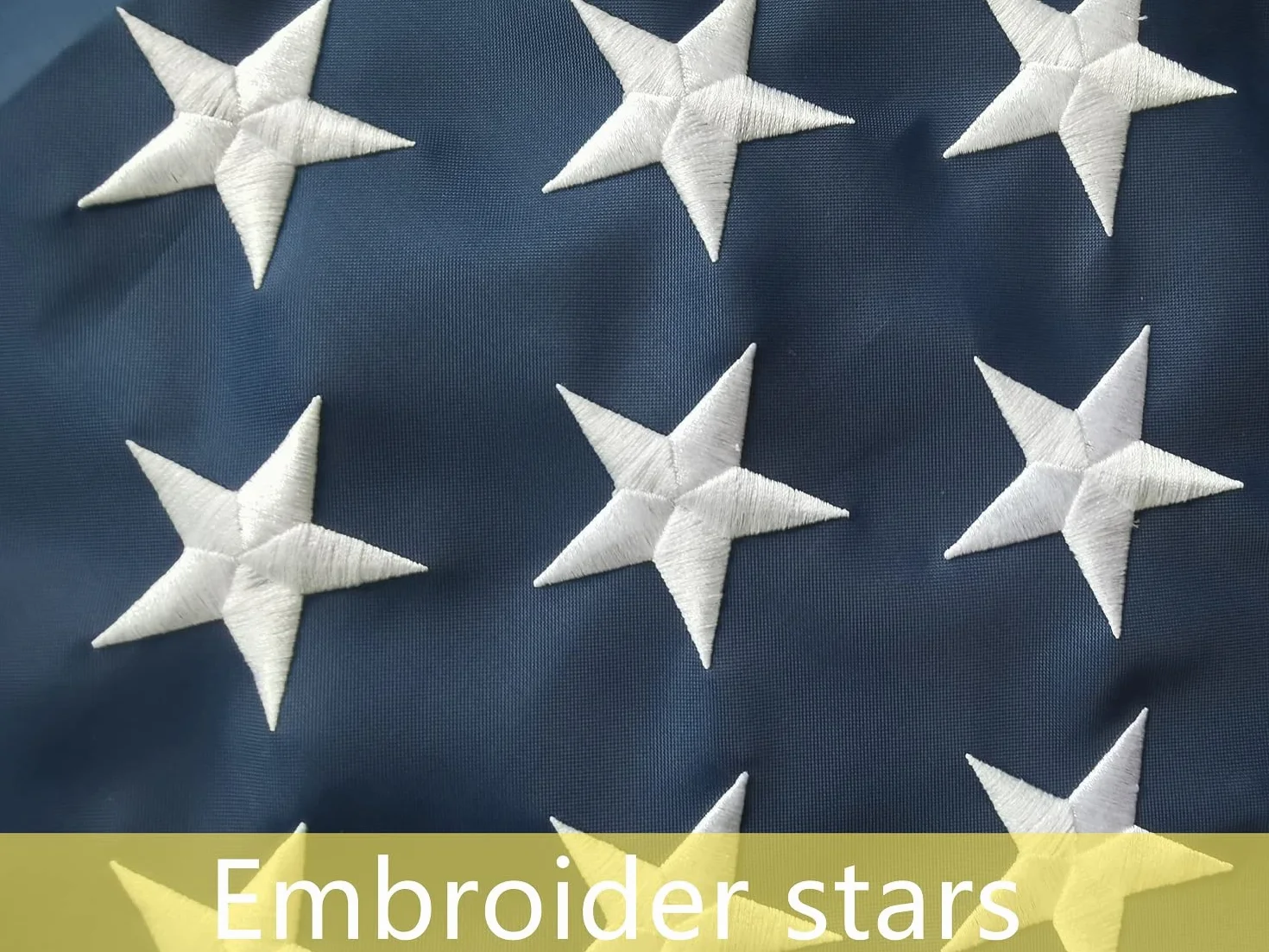 American Flag 90 * 150cm 210d usa flag mit Messing-Ösen 210D Nylon-Material mit Genähten Streifen Premium Flaggen