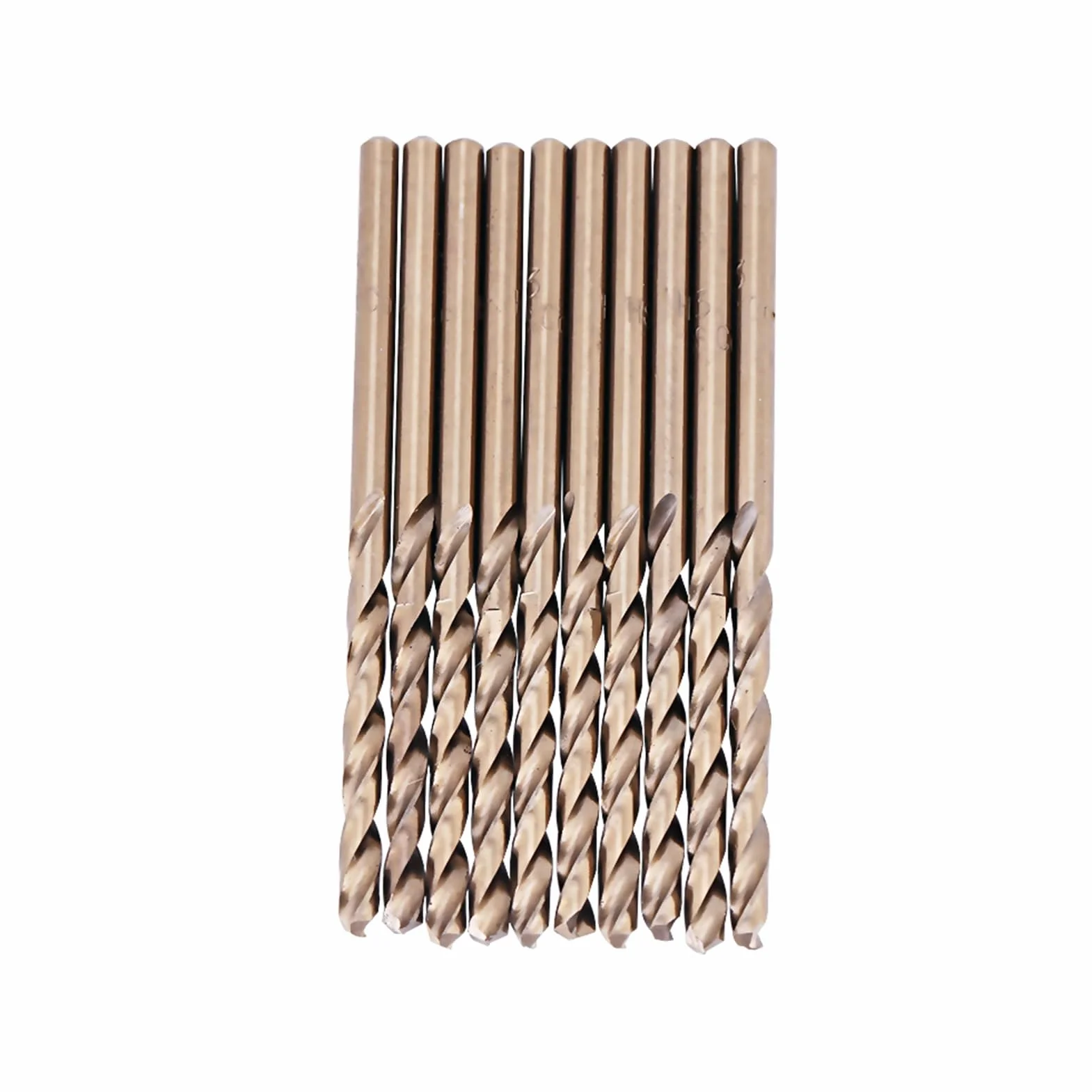 Wiertła do kobaltu 3mm, 10 szt. wierteł do metalu, M35 HSS wiertła do kobaltu HSS-CO 1-5 mm do wiercenia