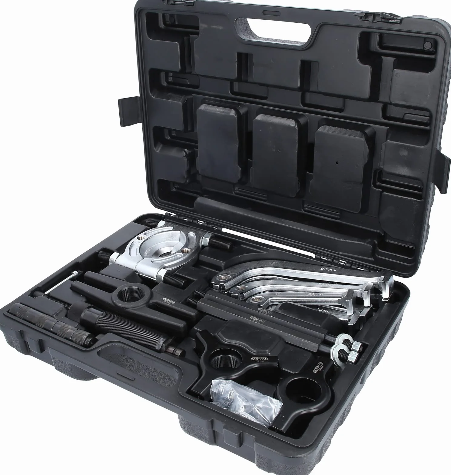KS Tools 700.1200 Uniwersalny sciagacz hydrauliczny2-ramienny, 3-ramienny, 22-szt