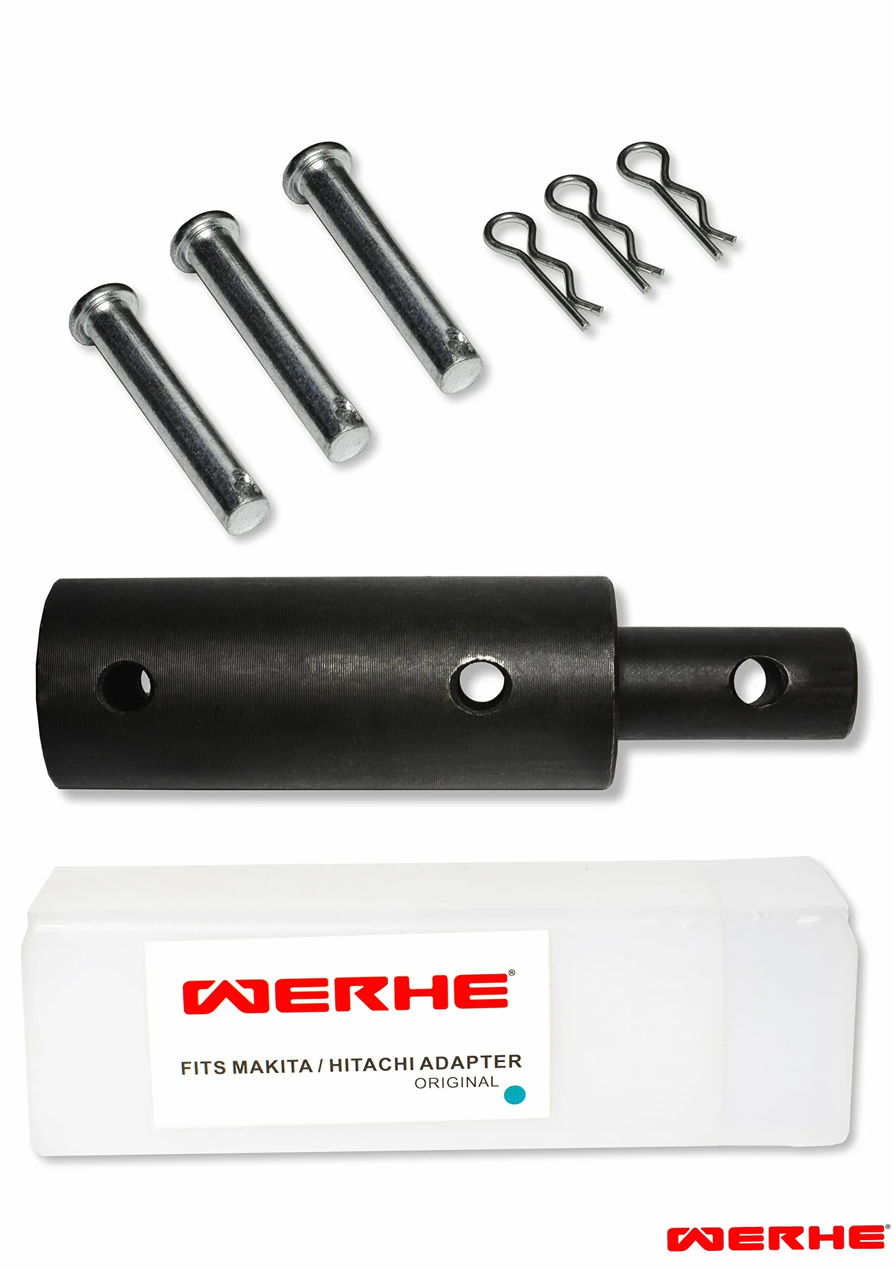 WERHE świder ziemny z podwójną spiralą Ø 250 mm, długość 80 cm | stal, chwyt 20 mm z adapterem 25/20 mm, SDS Max, głębokość robocza 60 cm, ok. 8 kg