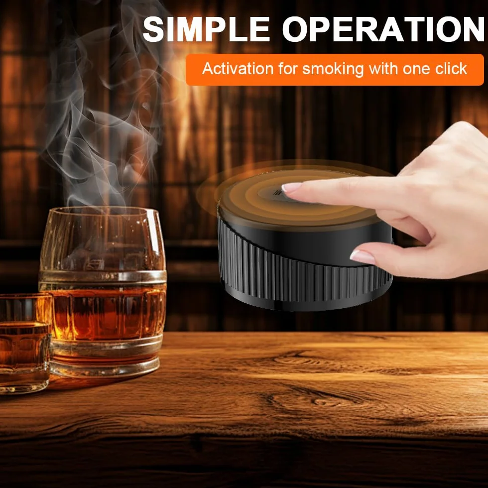 Elektryczny wędzarnia do whisky USB Akumulator Cocktail Smoker Kit
