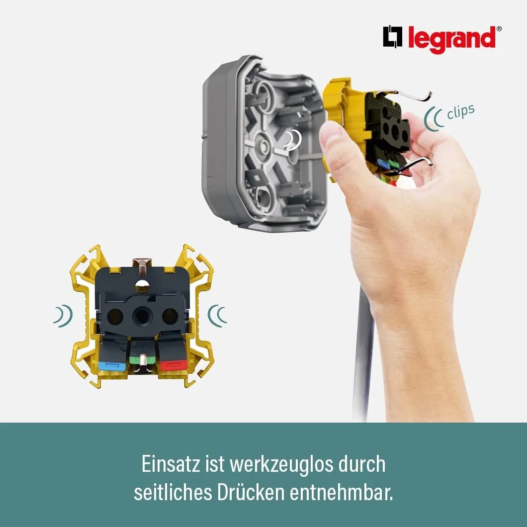 Legrand Plexo New 2-fach Gehäuse, horizontal und vertikal, anthrazit (069602L)