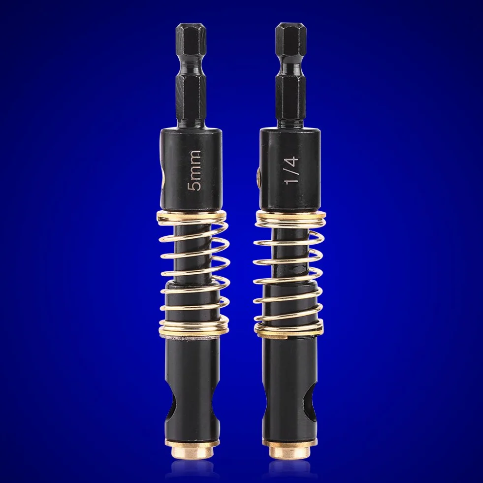 5mm, 1/4 "czarne Wiertła do Zawiasów, Wiertła do Zawiasów HSS Samocentrujące Wiertła do Zawiasów do Rozwiercania Wiercenia w Drewnie i Plastiku(5mm)