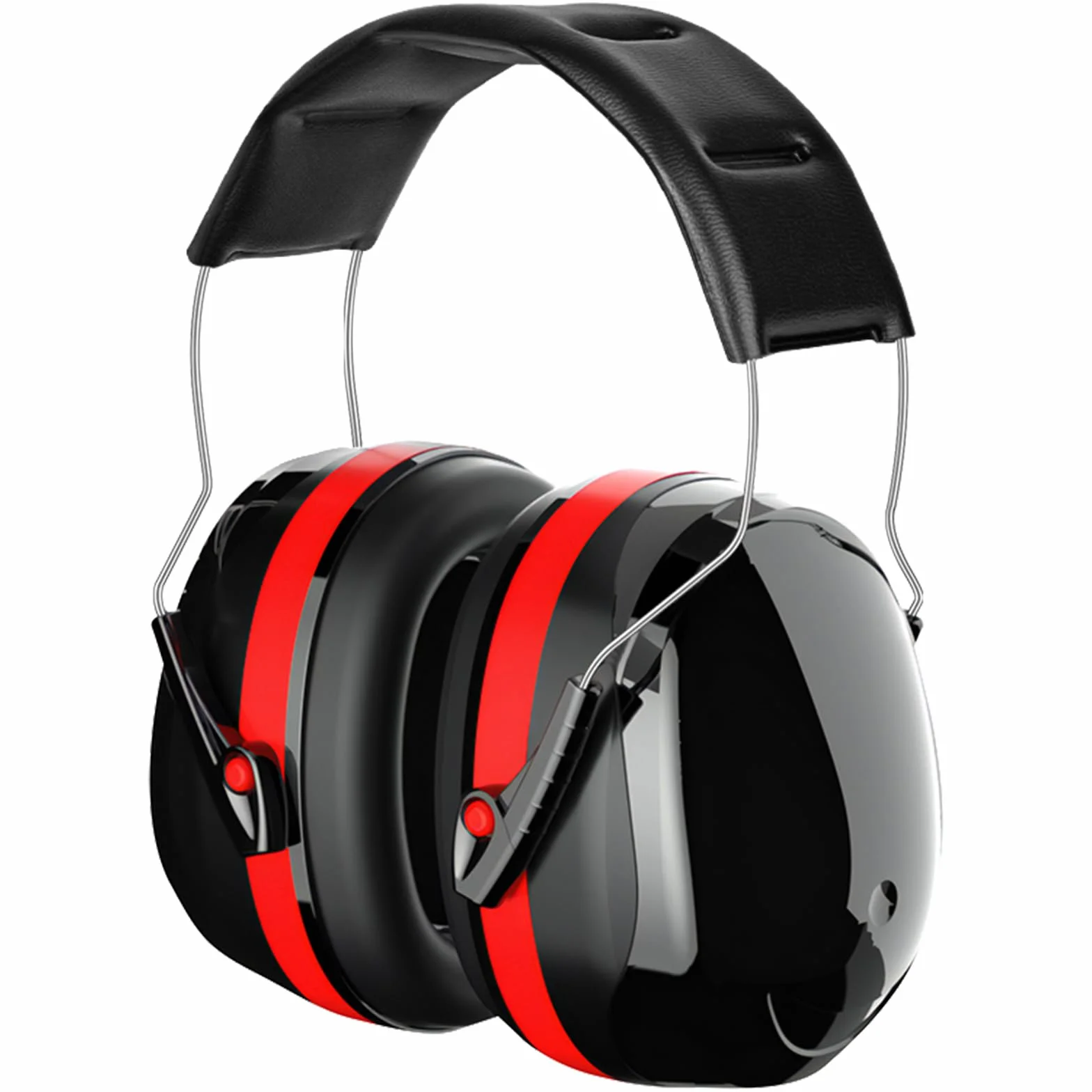 flintronic Ochrona słuchu dla dorosłych/dzieci, regulowana ochrona przed hałasem, słuchawki z pogrubioną pianką tłumiącą hałas do koszenia, budowy i prac w drewnie, do czytania, 19 x 14 cm