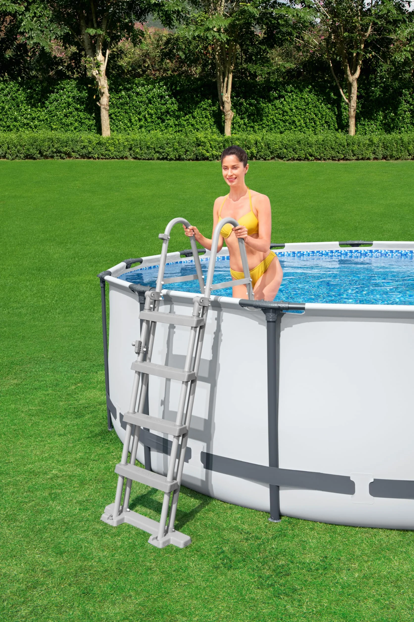 Bestway Flip & Lock Above Ground Pool Ladder 1.22 m