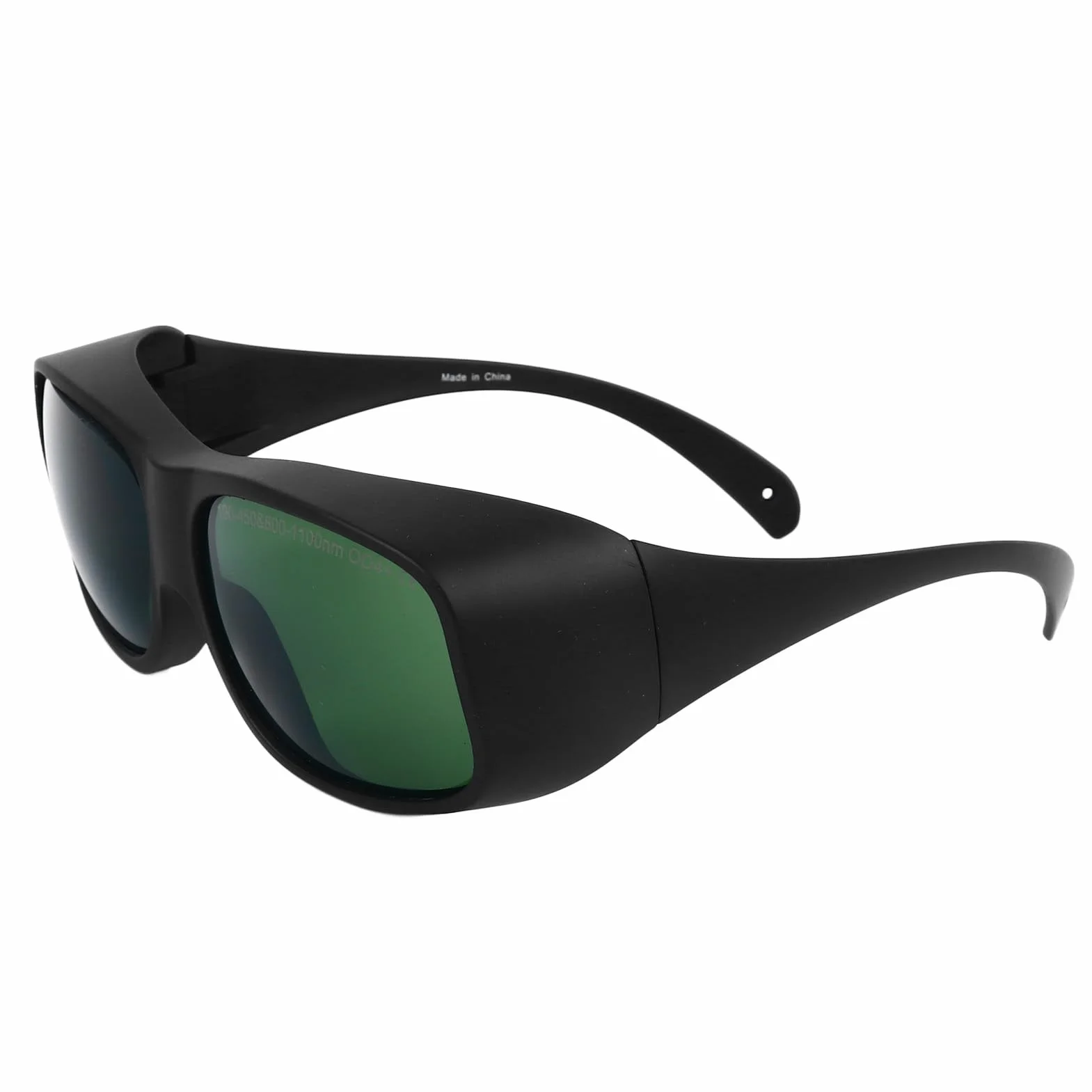Laserowe Okulary Ochronne 1064nm Wysoka przepuszczalność Antylaserowa Ochrona Oczu dla Urządzenia OPT Beauty TR90 Materiał Czarna Ramka Zielona Soczewka OD4, do Zabiegów Upiększających