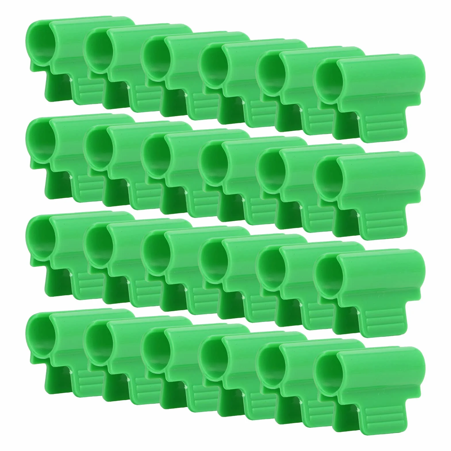 Zaciski do siatki zacieniającej 24 szt. Plastikowe zaciski szklarniowe antypoślizgowe regulowane