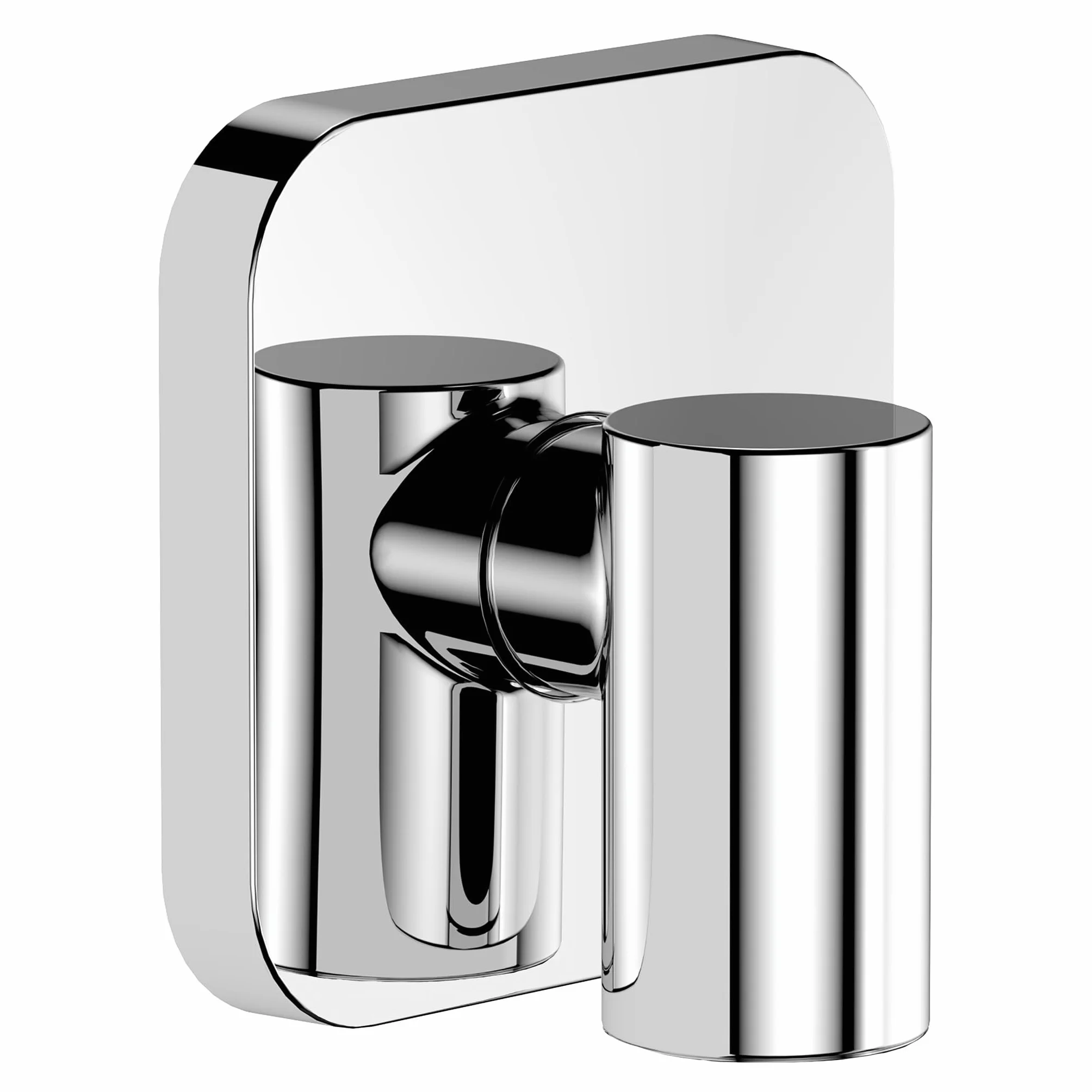 hansgrohe FixFit Fine Q - podłączenie węża prysznicowego, przyłącze ścienne z zaworem zwrotnym, przyłącze węża, kąt podłączenia węża, chrom, 28884000