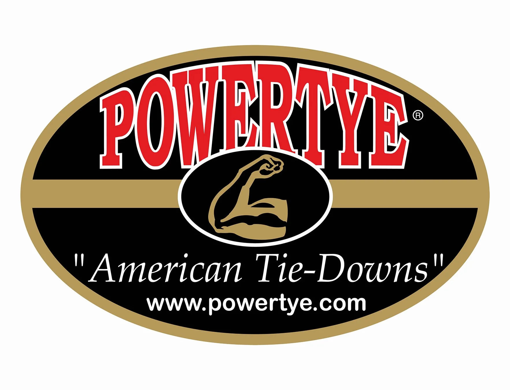 PowerTye Klamra zatrzaskowa 5 cm x 3,7 m wykonana w USA z wytrzymałymi haczykami zatrzaskowymi, niebieska (para)