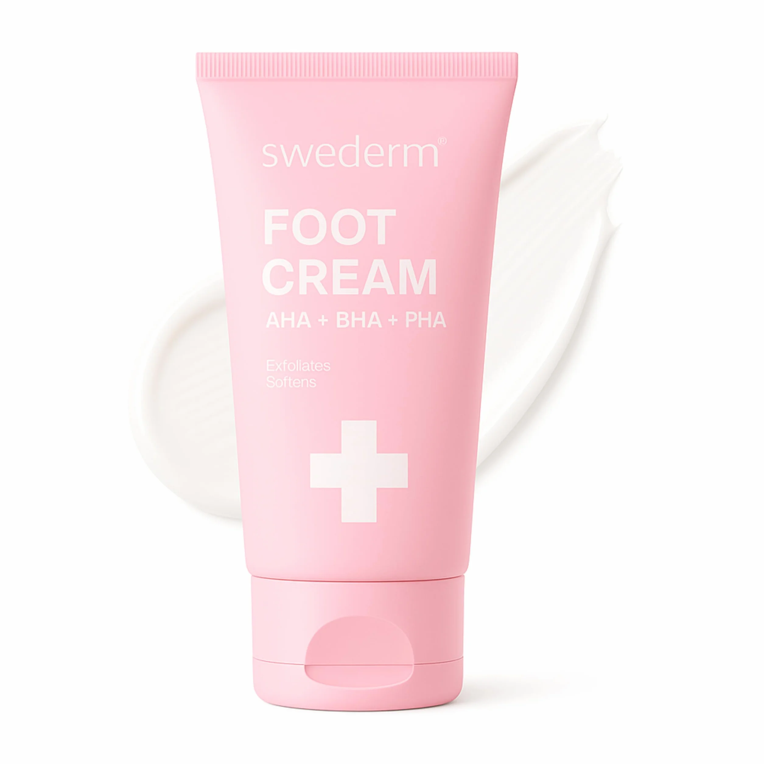 swederm Krem do stóp nawilżający krem do stóp, z kwasami, witaminą E, nawilża i regeneruje suchą skórę, wygładza zrogowaciały naskórek, 75 ml