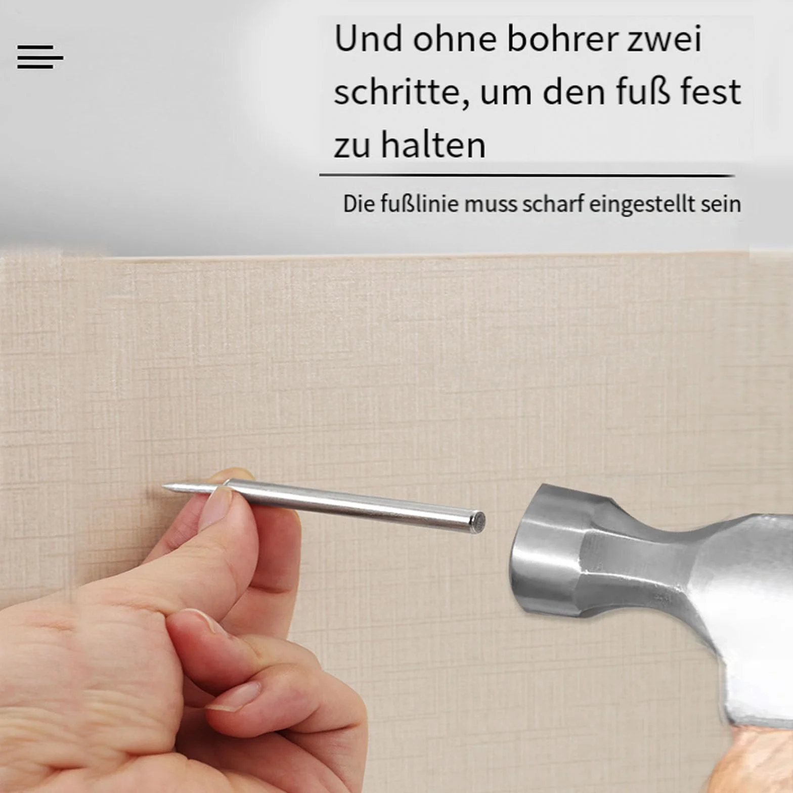 101 sztuk bezszwowych gwoździ z podwójną żyłką cokołową