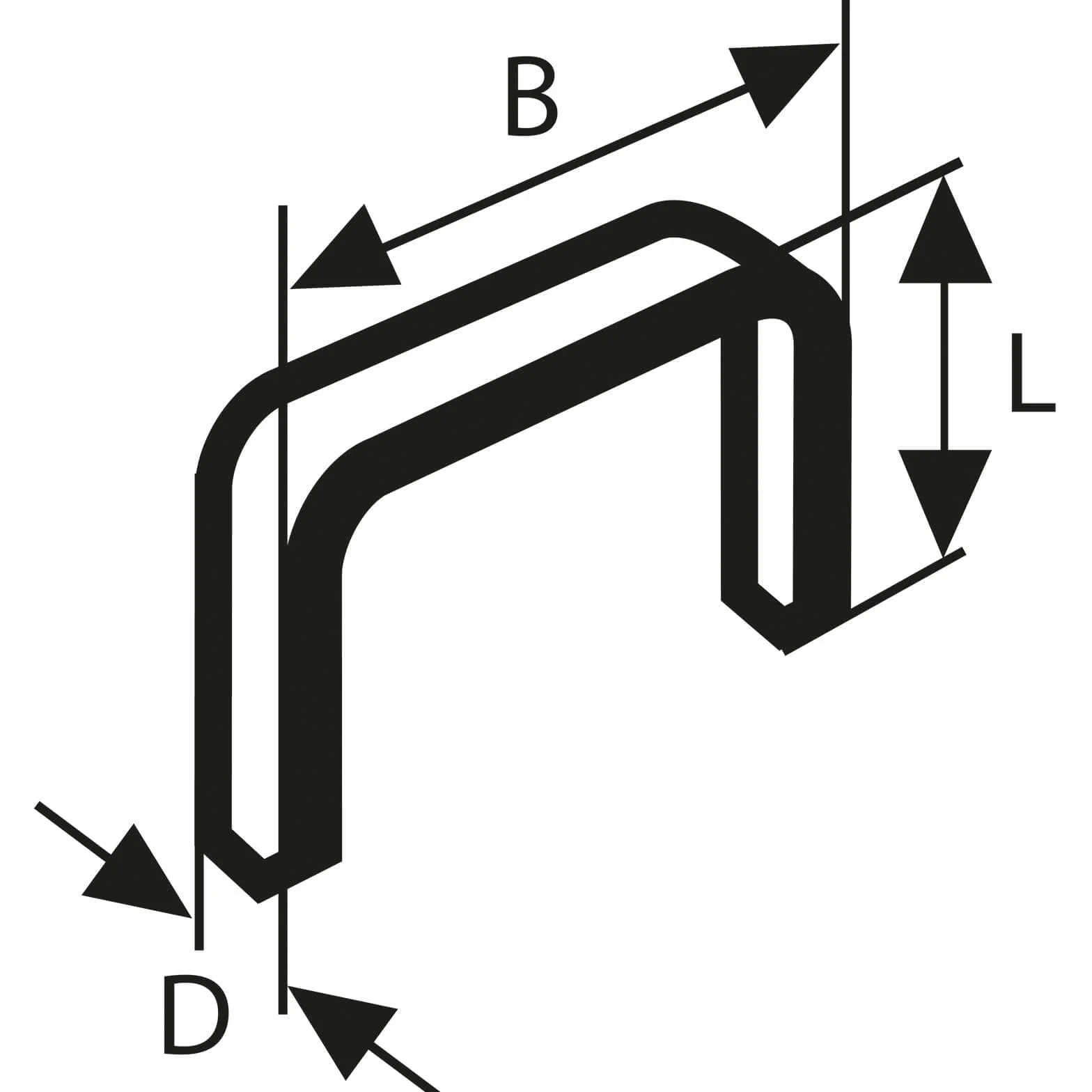 Bosch Zszywki, Srebrny, 11,4 x 0,74 x 12 mm