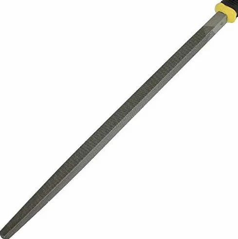 Narzędzia 6-częściowy zestaw pilników z uchwytem (20 cm) | płaskie, okrągłe, półokrągłe, trójkątne, kwadratowe i pilniki do drewna, metalu, majsterkowania i stolarki