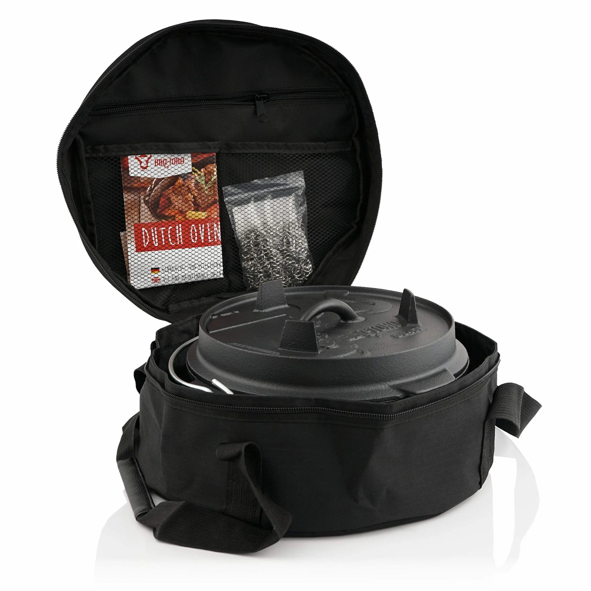 BBQ-TORO Bolsa de Transporte para Horno Holandés Negro Ø 31 x H 15 cm