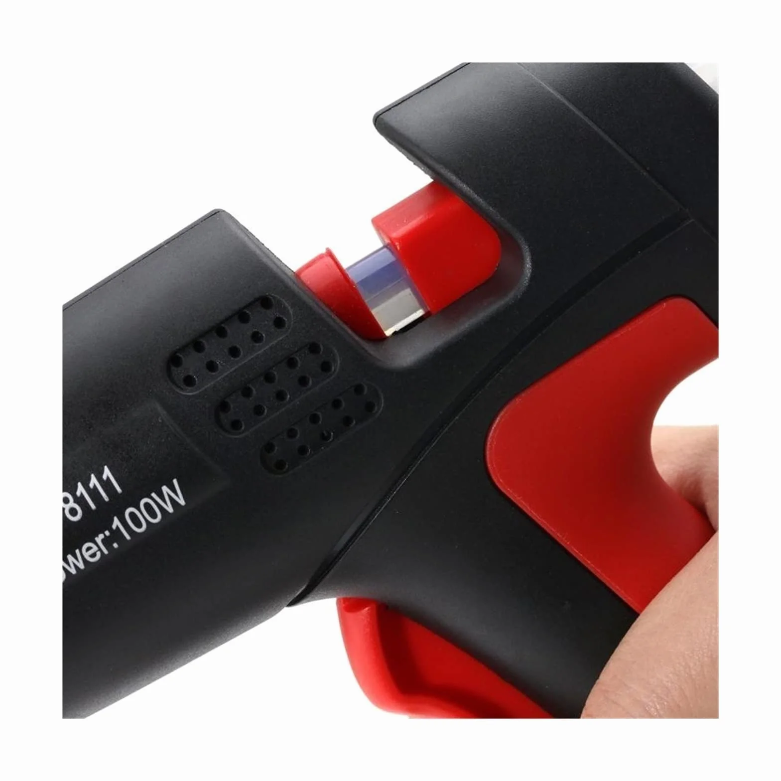 Pistolet Do Kleju Na GorąCo Pistolet do klejenia na gorąco akumulator litowo-jonowy miedziana dysza strona główna gorąca wiatrówka DIY narzędzia do naprawy(5)