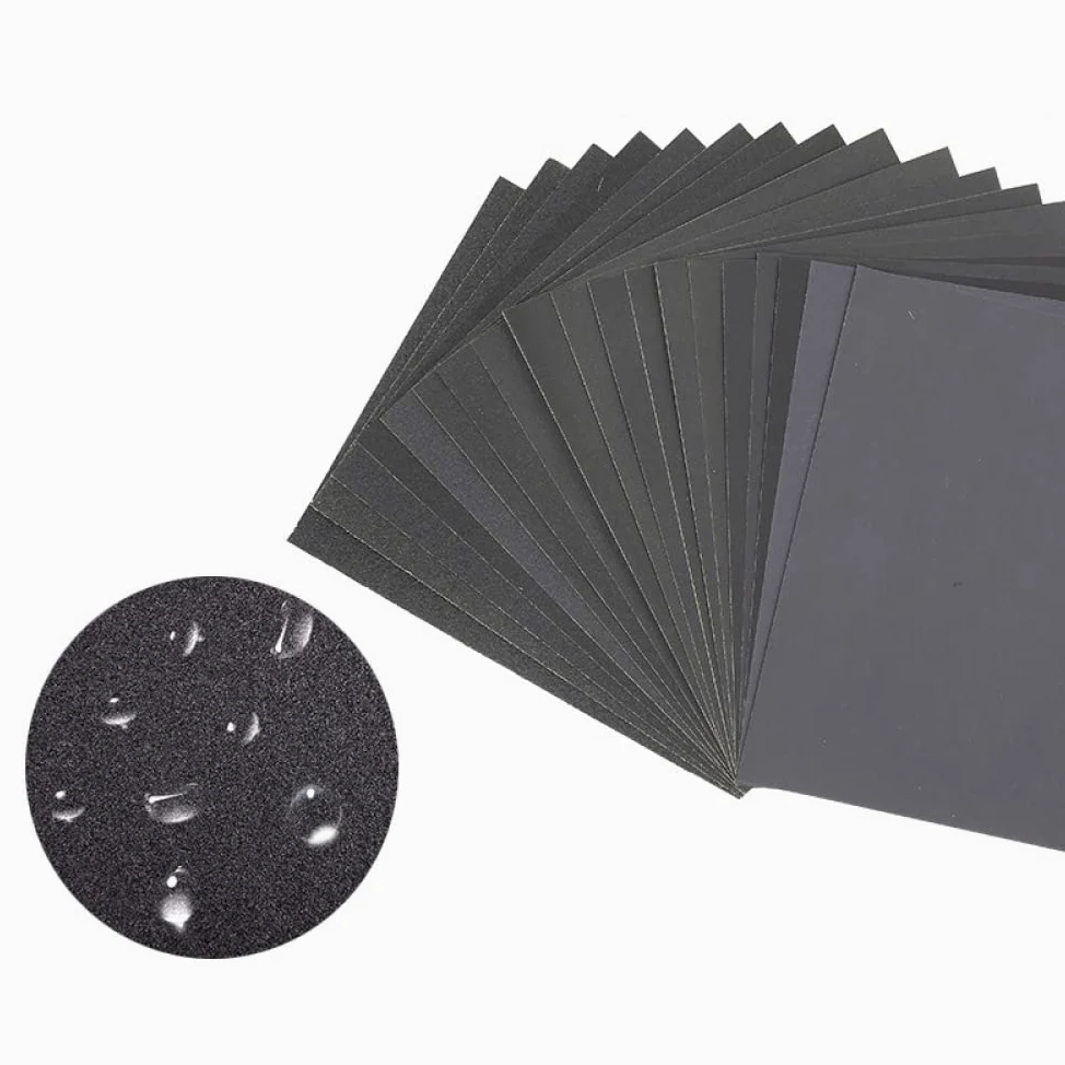 20 sztuk/zestaw samochodowy papier ścierny 230 * 280mm 800 1000 1200 1500 2000 Grit młyn wodny polerowanie papieru ściernego pielęgnacja urody samochodu, 1000