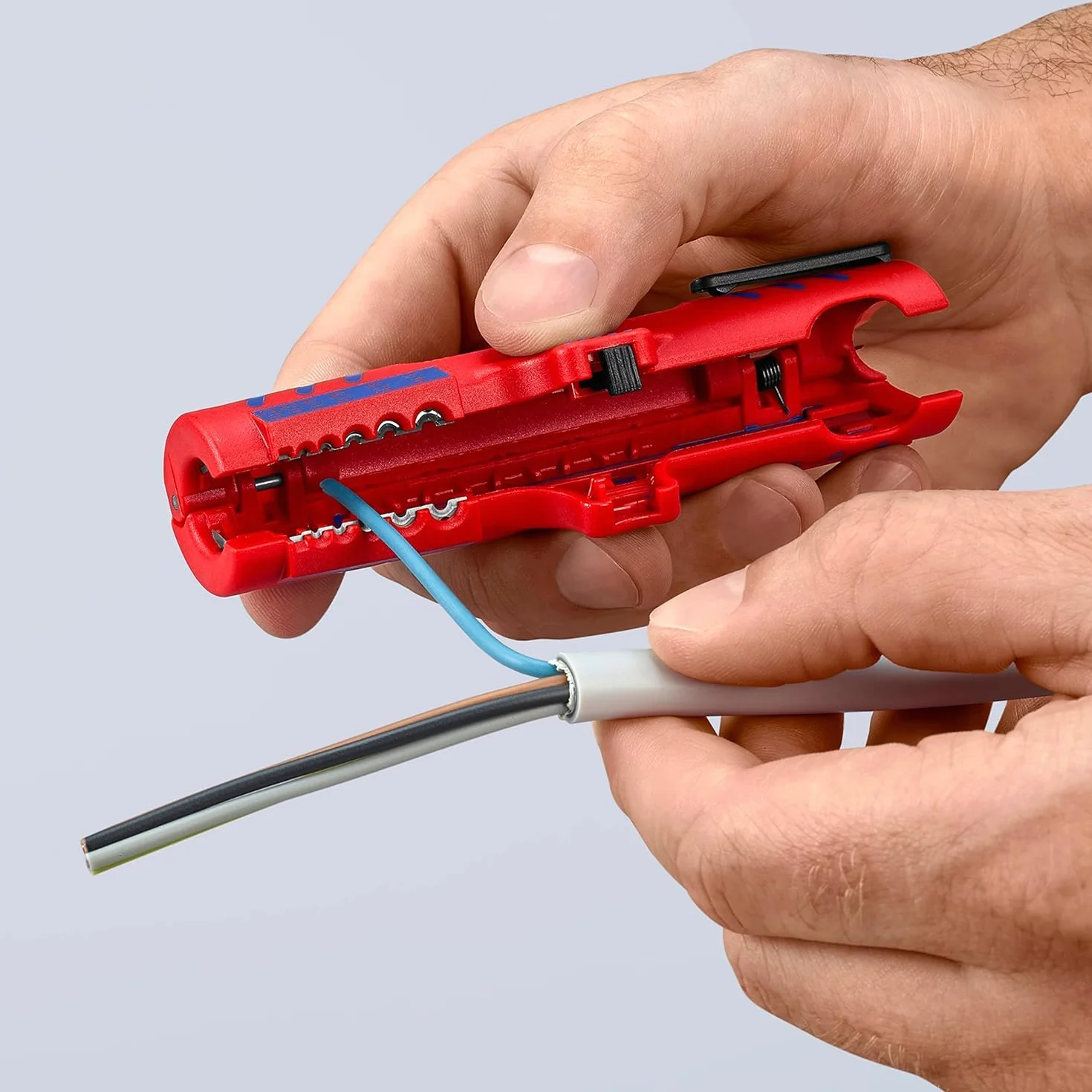 KNIPEX Uniwersalne narzędzie do ściągania izolacji w blister 125 mm, 16 85 125 SB