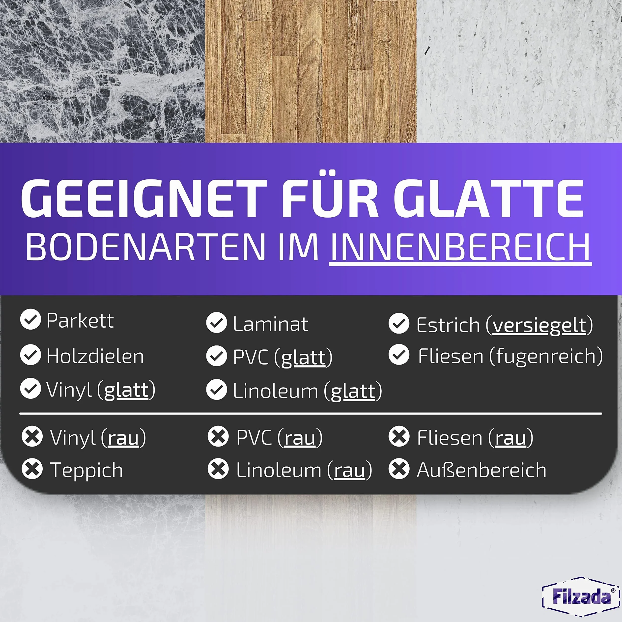Filzada® 20x wkręty do ślizgaczy filcowych - Ø 22 mm - profesjonalny ślizgacz do krzeseł/ochraniacz nóg krzeseł filcowy z wkrętem - wiertło w zestawie