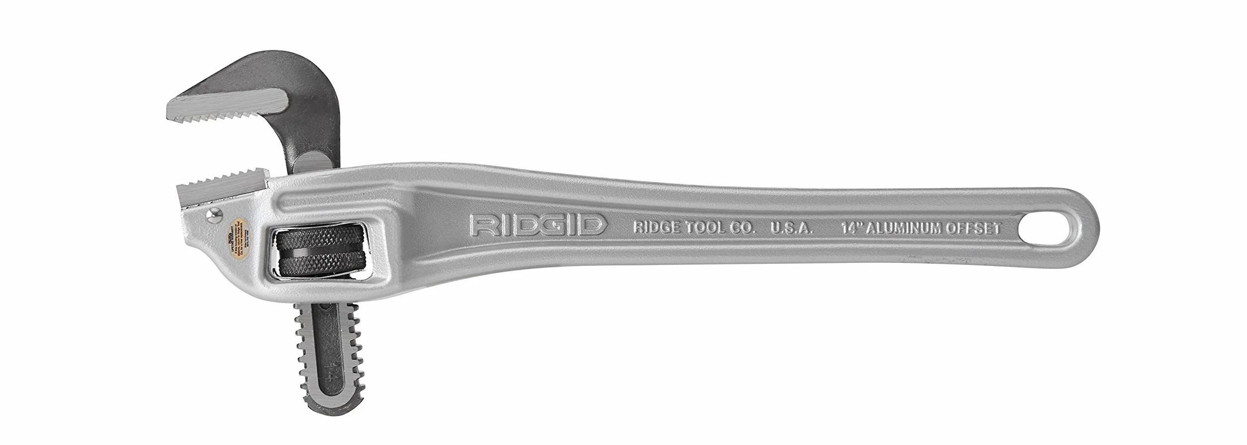 RIDGID 31120 model 14 wygięte szczypce do rur z aluminium, 14" klucz sanitarny