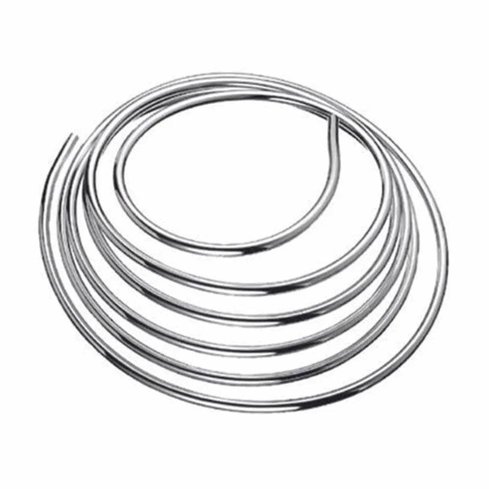 Schell 487410699 rura miedziana w kształcie pierścienia, giętka, długość – 5 m, ø 10 mm, chrom