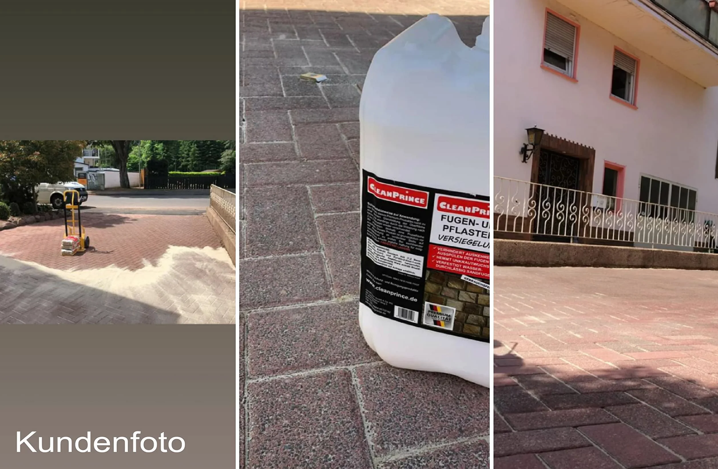 CleanPrince Uszczelniacz do fug i bruków, 5 l, środek do uszczelniania piaskowych fug