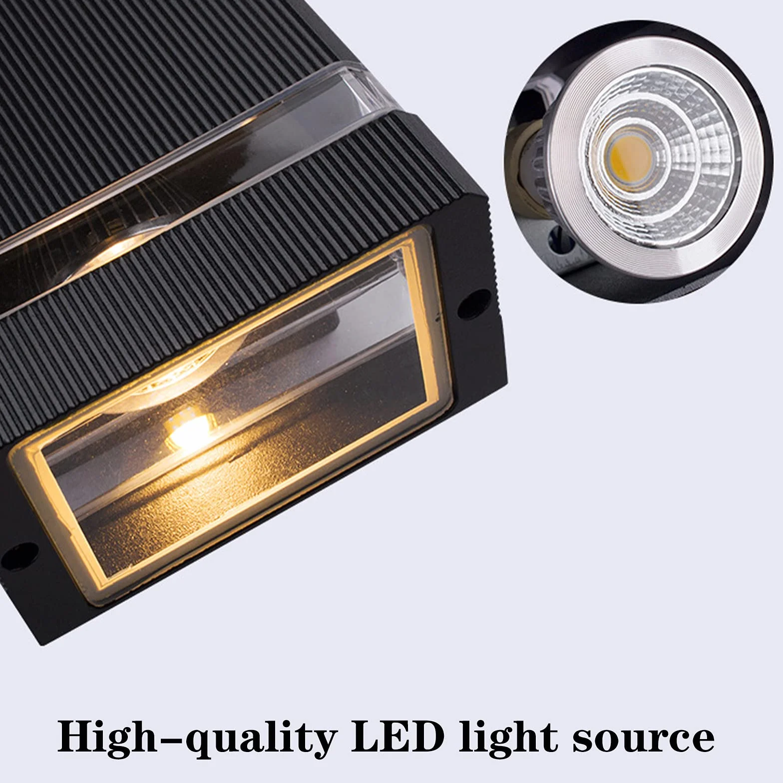 Up Down Wall Light Indoor Black, 10W Led Outdoor Wall Lamp Ip65 Wodoodporna, Aluminiowa Sypialnia Wall Spot Light Z Akrylowym Kloszem, Kinkiet Ścienny Ciepły Biały 3000K